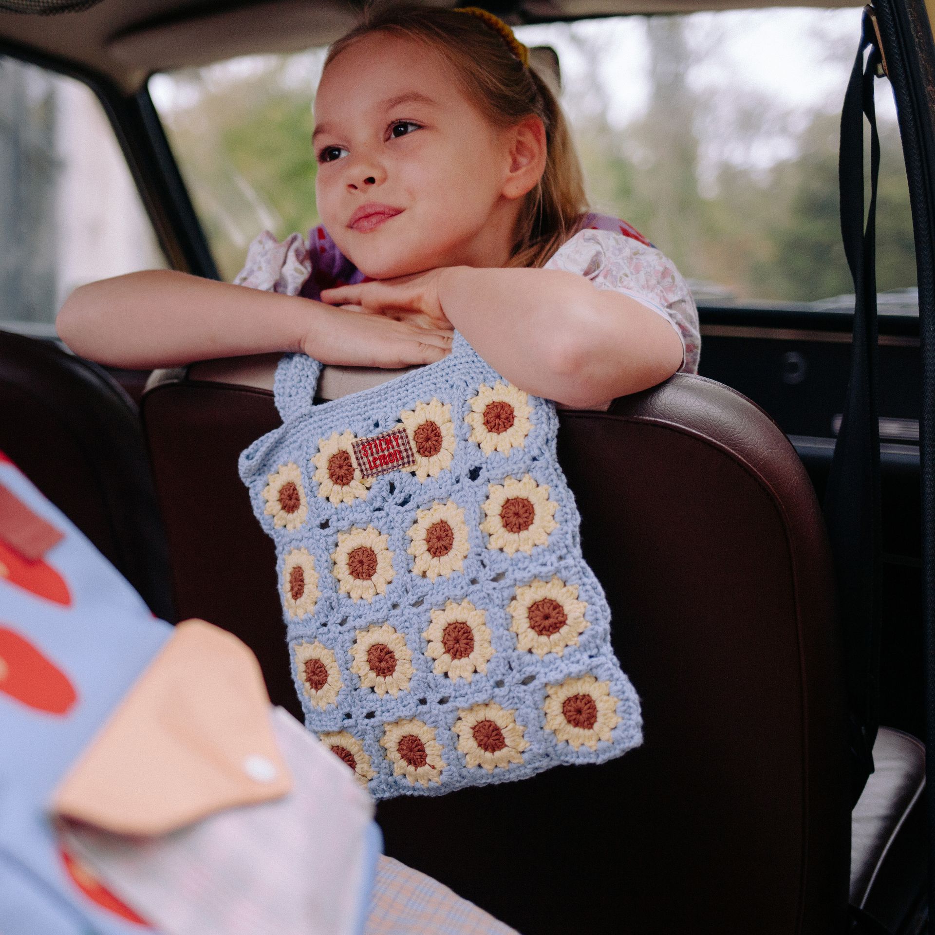 Sticky Lemon Crochet Bag 267118 blauw