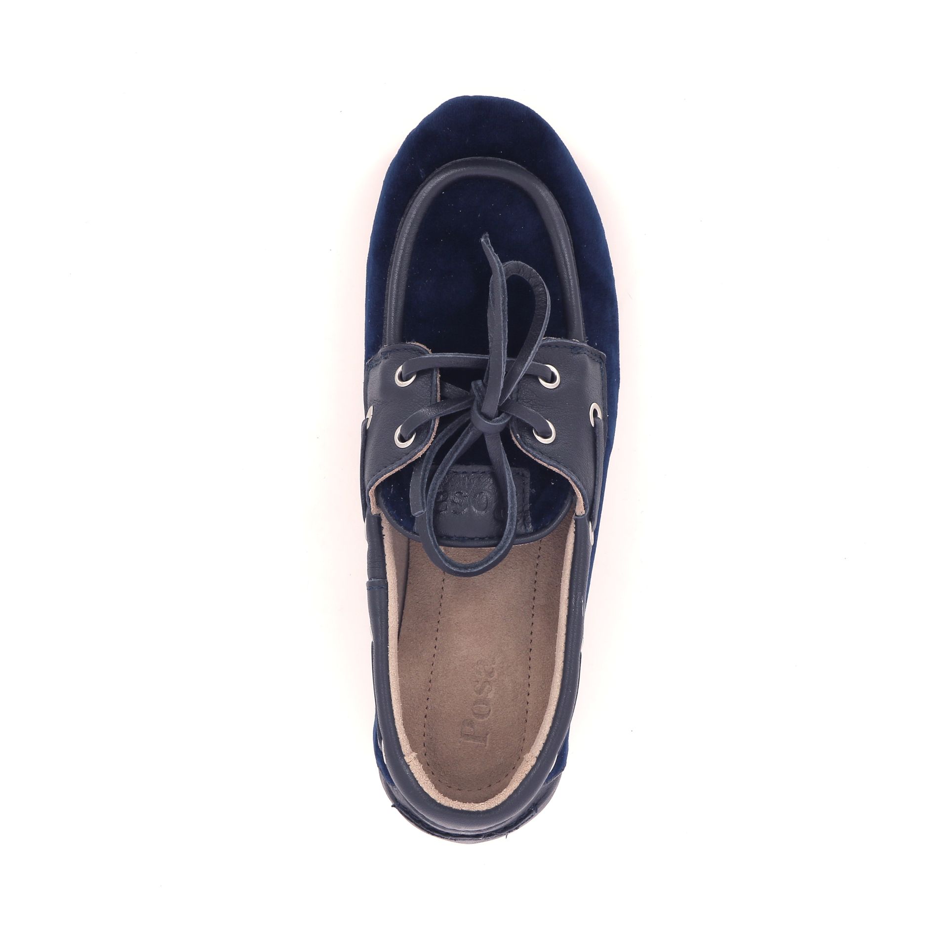 Posa Boat Loafer Velvet 267121 rood