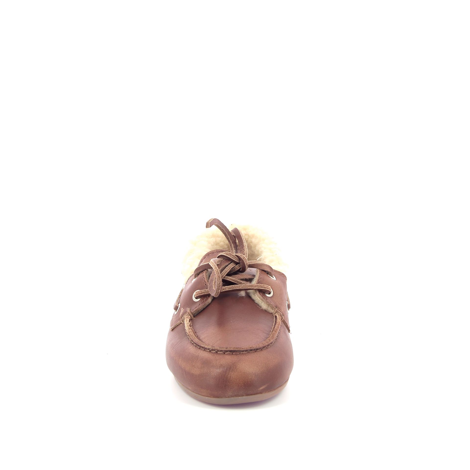 Posa Boat Loafer Fur 267126 cognac
