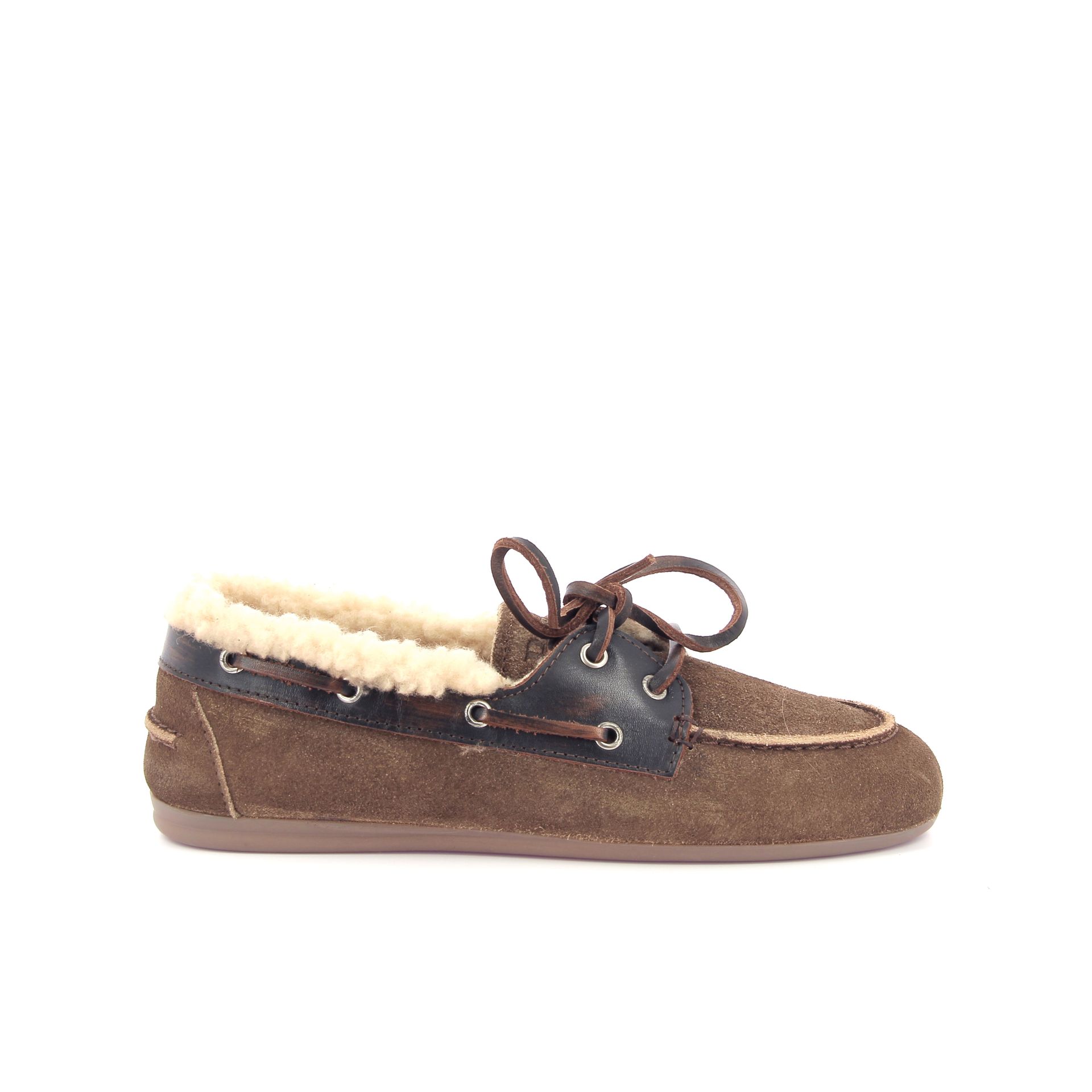 Posa Boat Loafer Fur 267127 cognac