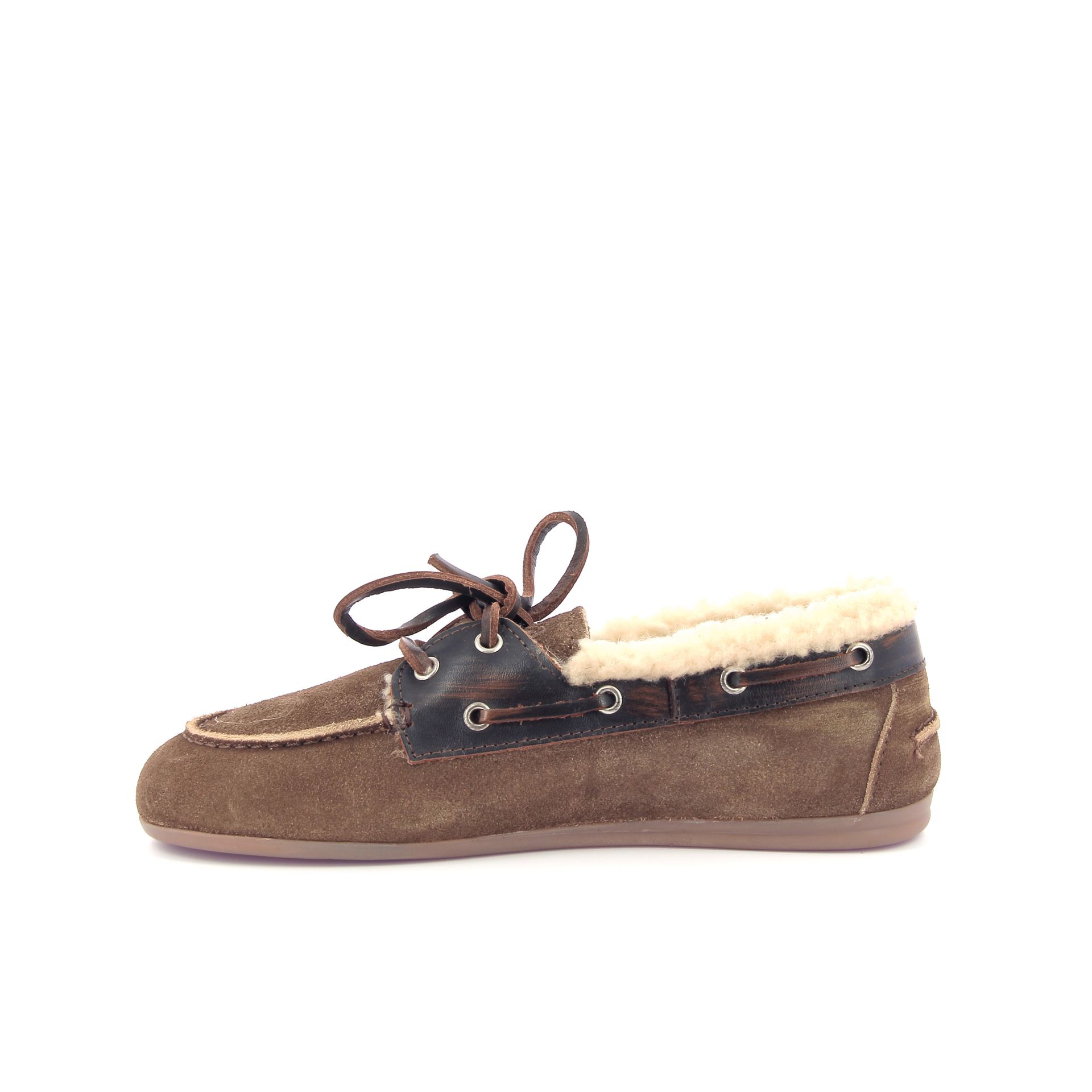 Posa Boat Loafer Fur 267127 cognac