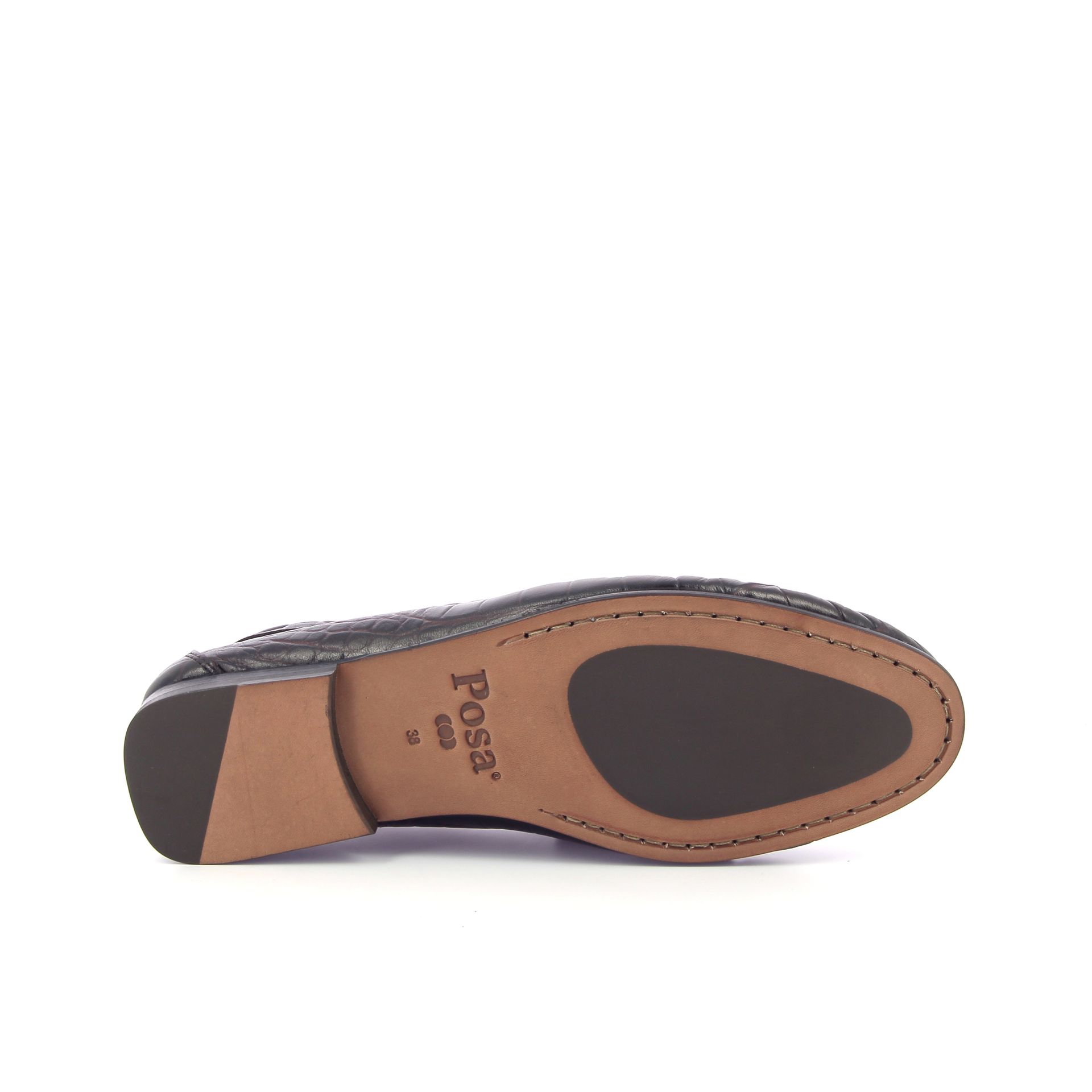 Posa Penny Wrinkle Loafer 267129 bruin