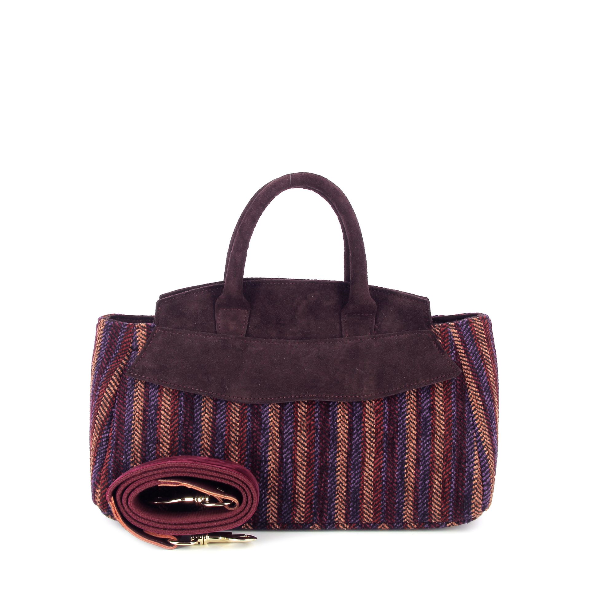 Via Mail Bag Nora Stripe 267471 bruin