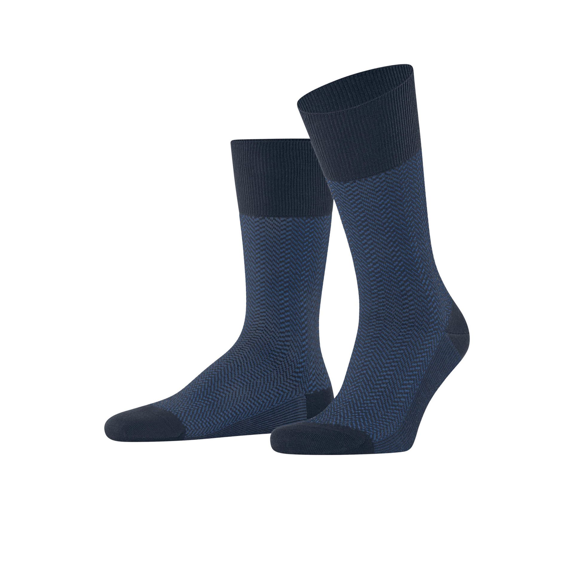 Falke Airport Herringstripe Space Blue 267942 blauw