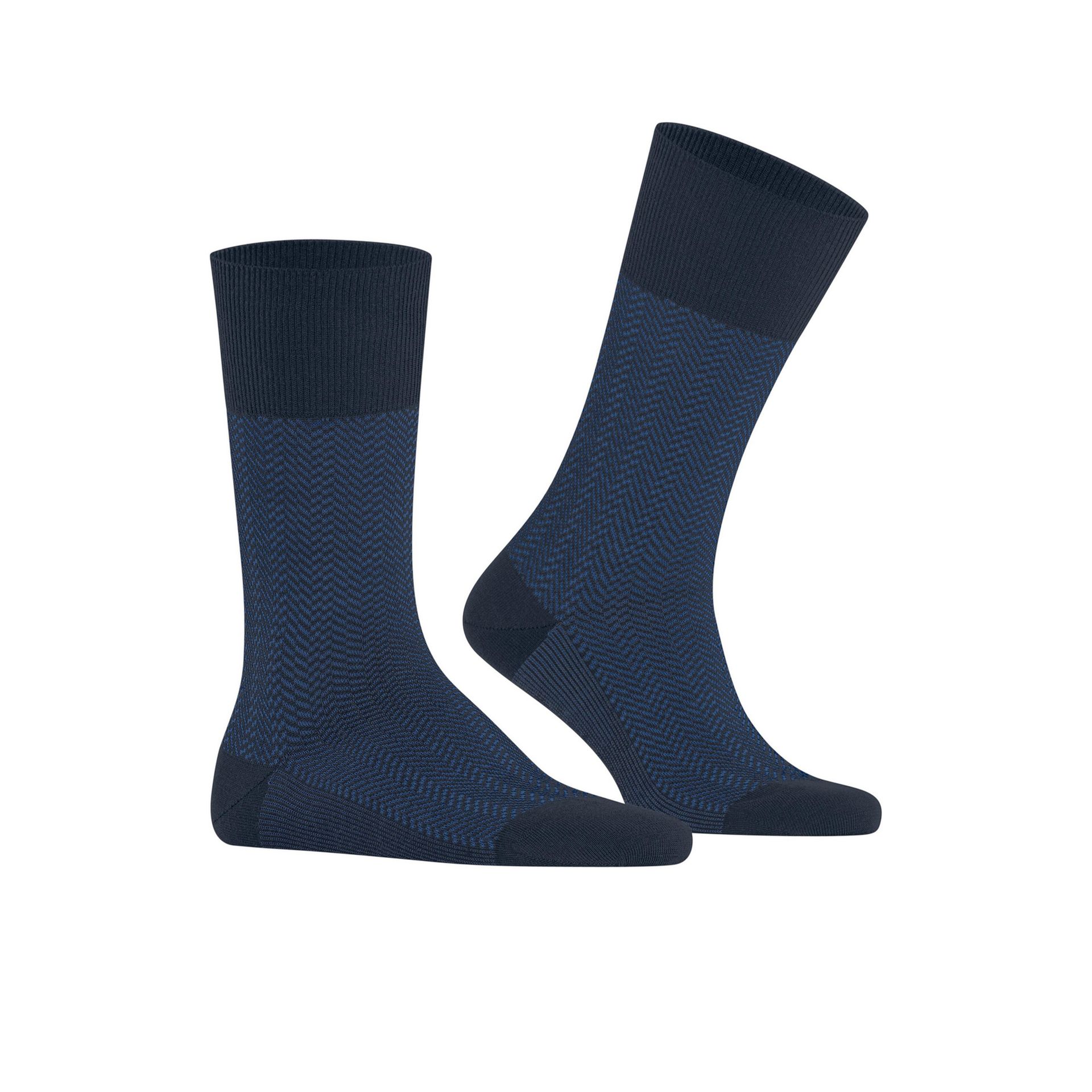 Falke Airport Herringstripe Space Blue 267942 blauw