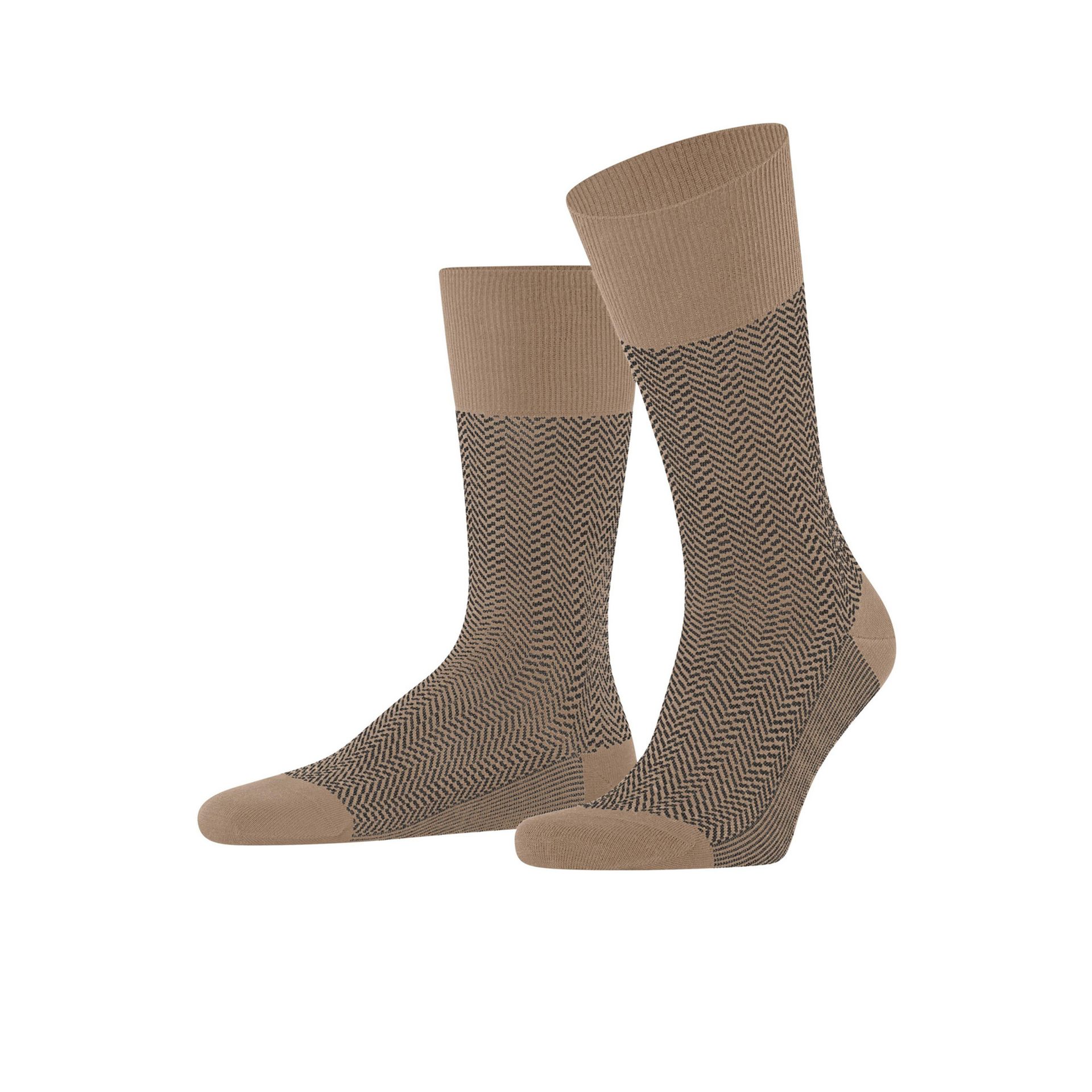 Falke Airport Herringstripe Camel 267943 beige