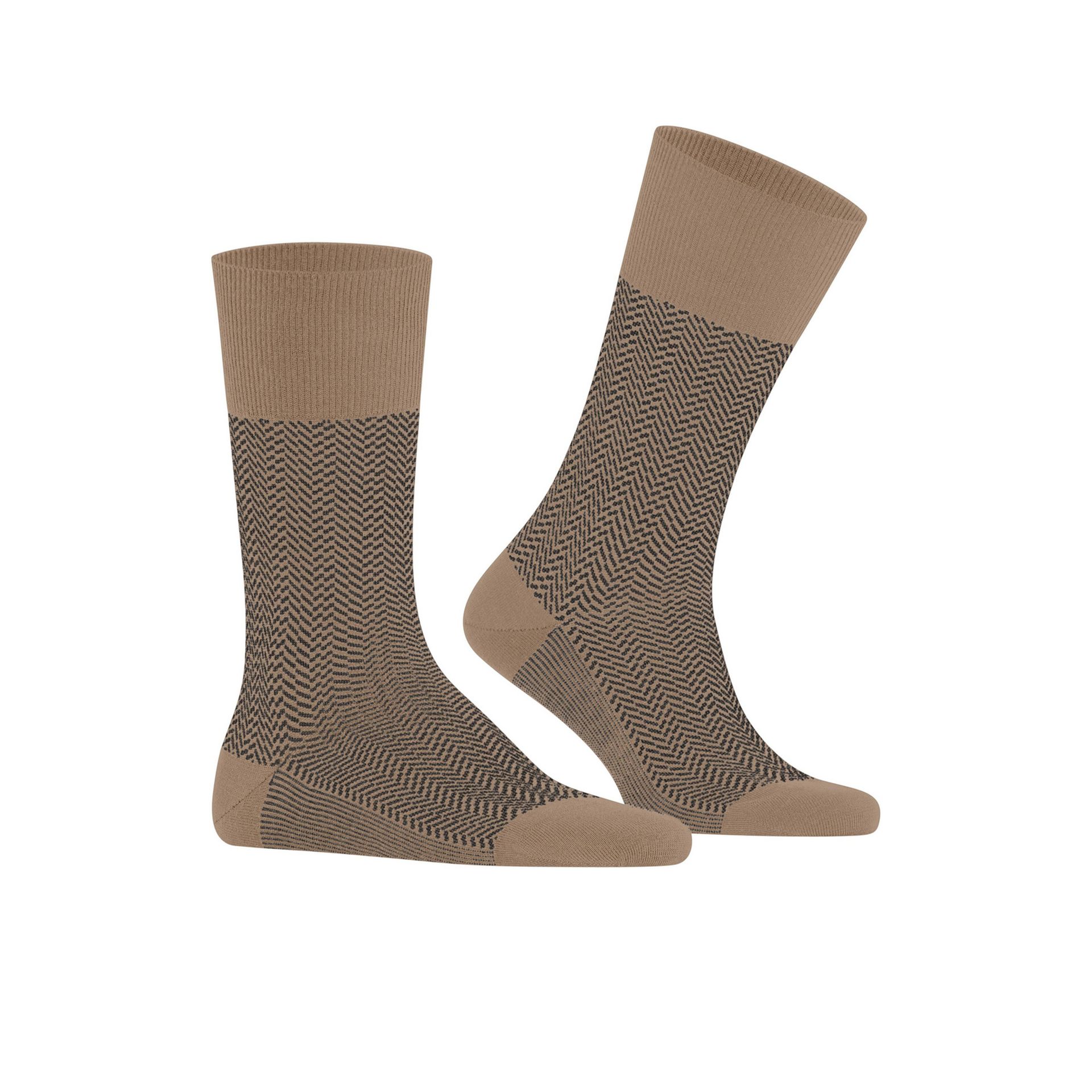 Falke Airport Herringstripe Camel 267943 beige