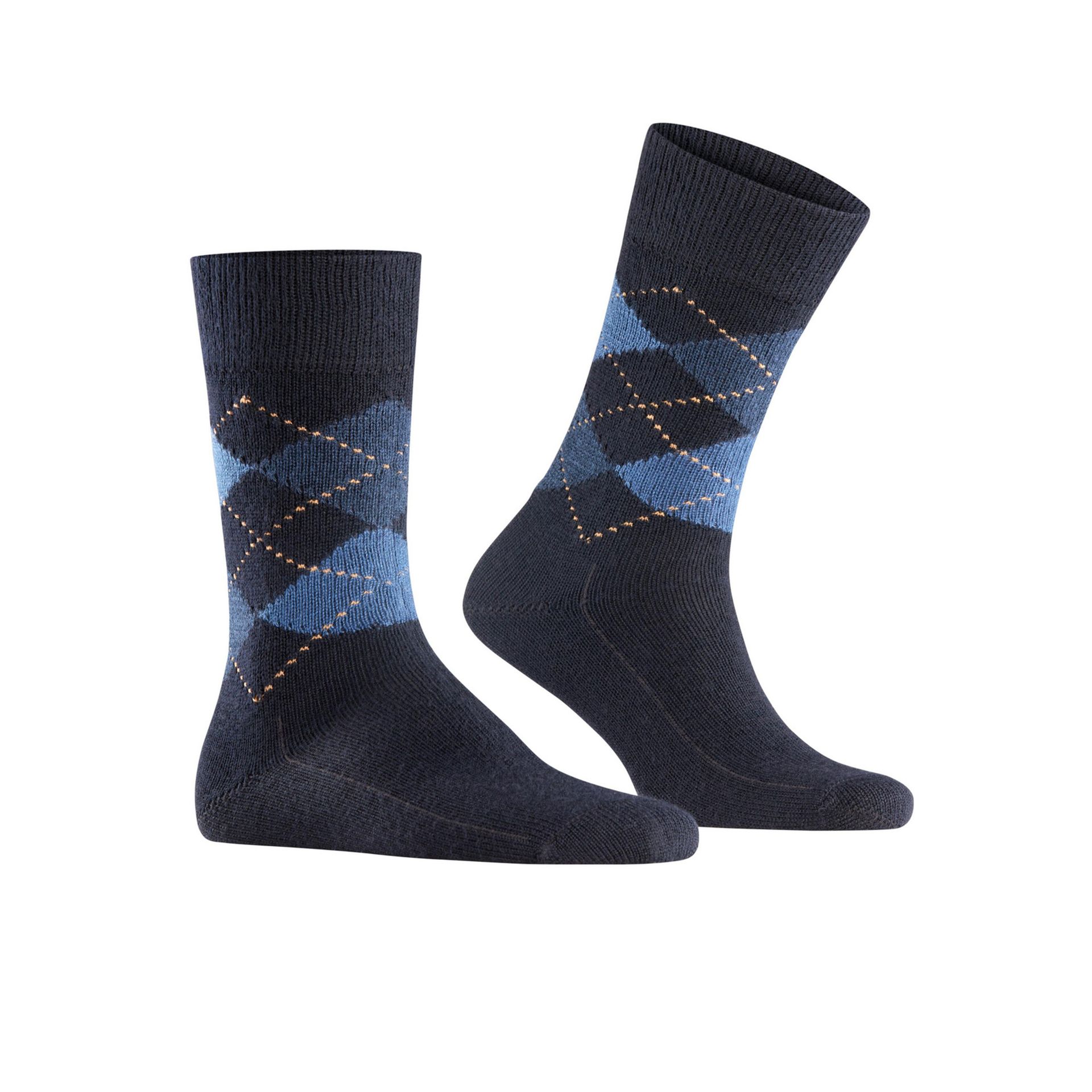 Falke Burlington Preston Dark Navy 267956 blauw