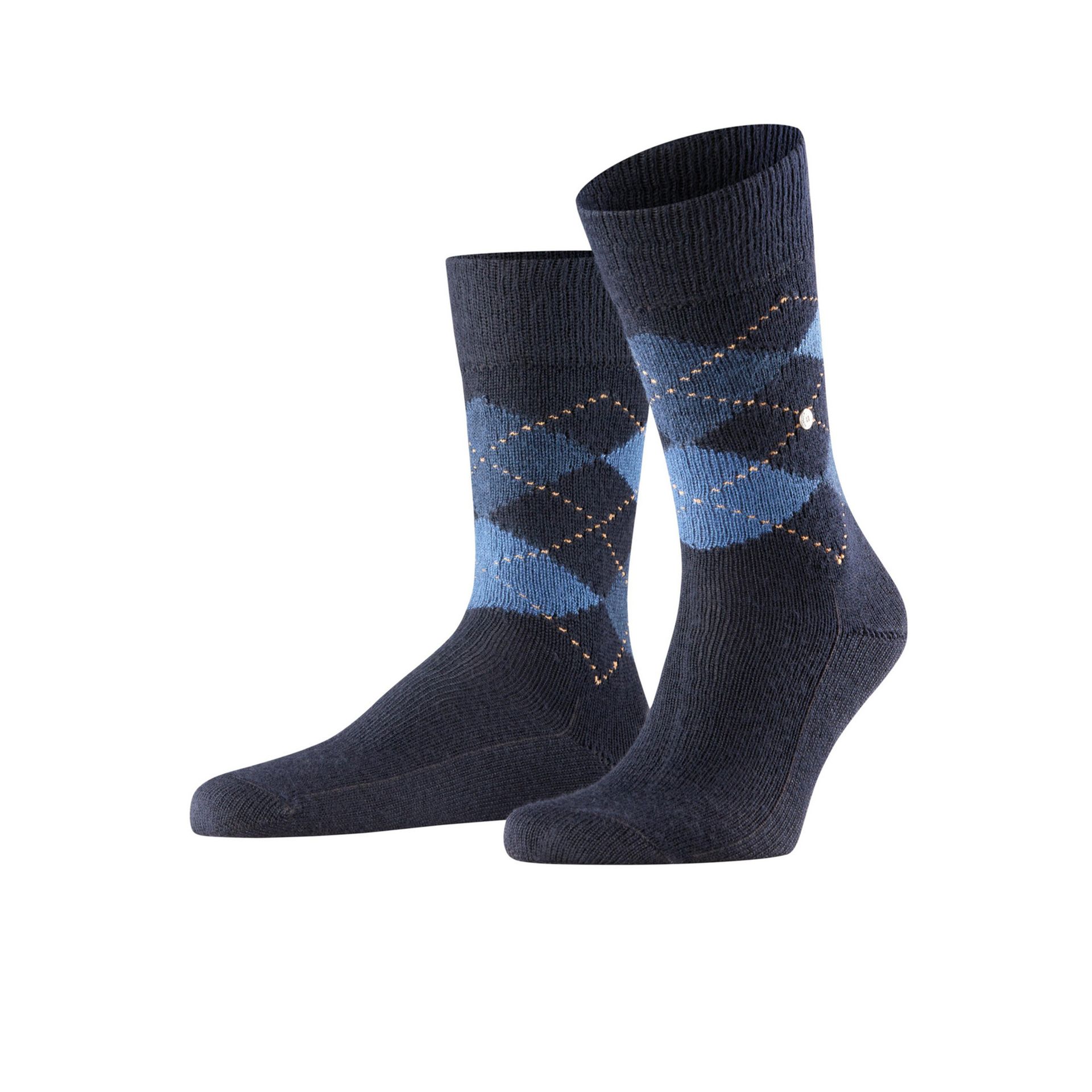 Falke Burlington Preston Dark Navy 267956 blauw