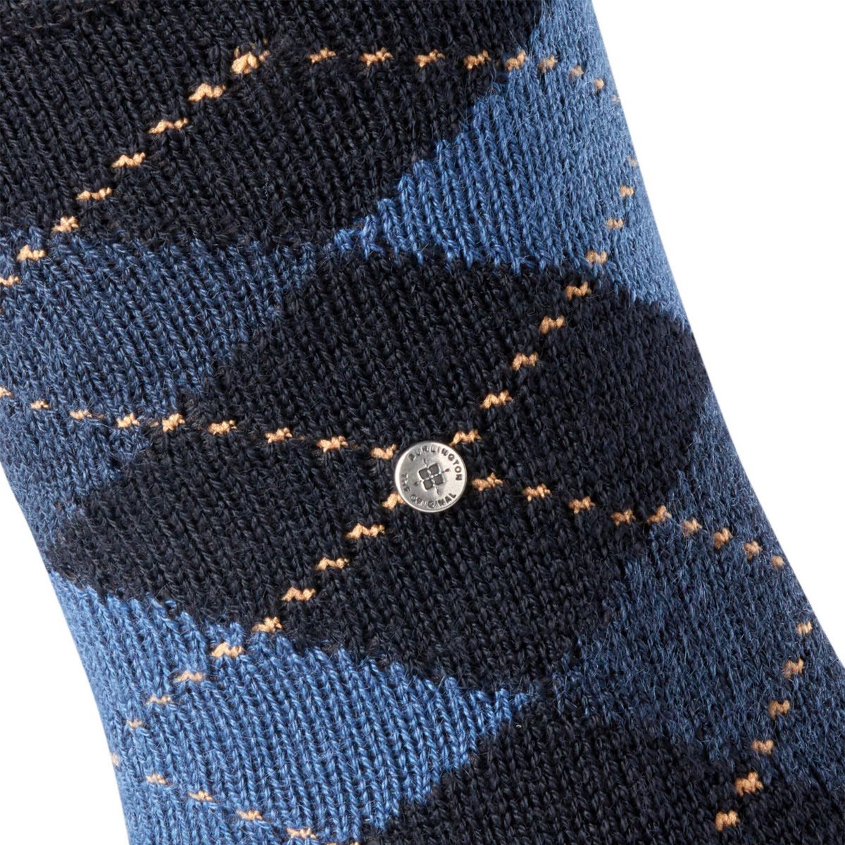 Falke Burlington Preston Dark Navy 267956 blauw