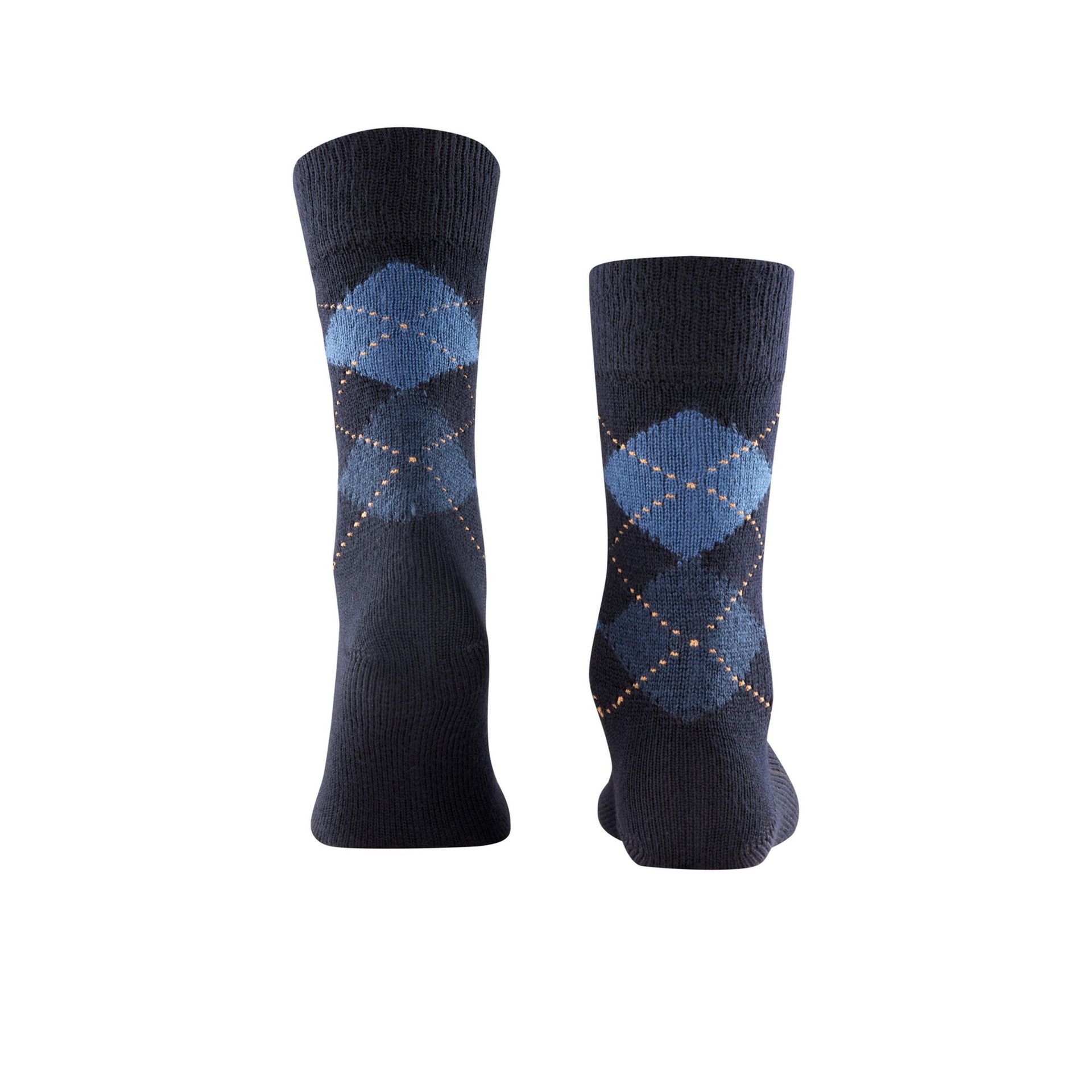 Falke Burlington Preston Dark Navy 267956 blauw