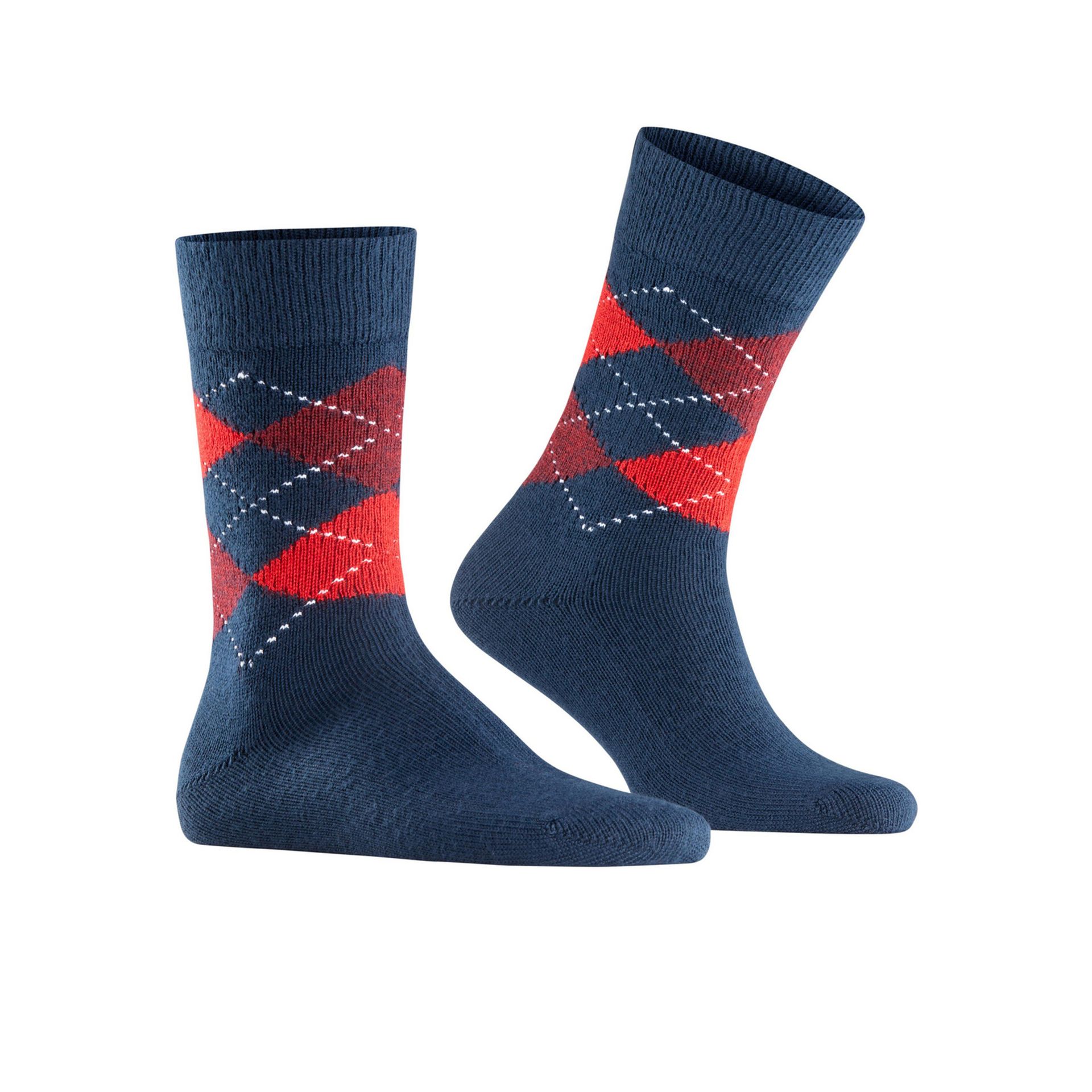 Falke Burlington Preston Steel Blue 267957 blauw