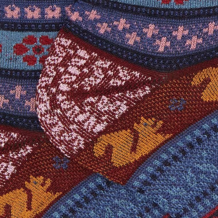 Doré Doré Fantaisie Rouge Pommard/ Mauve 268088 multi