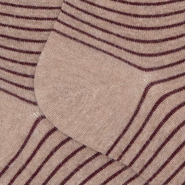 Doré Doré Sokken Tendresse Beige/ Aubergine 268093 beige
