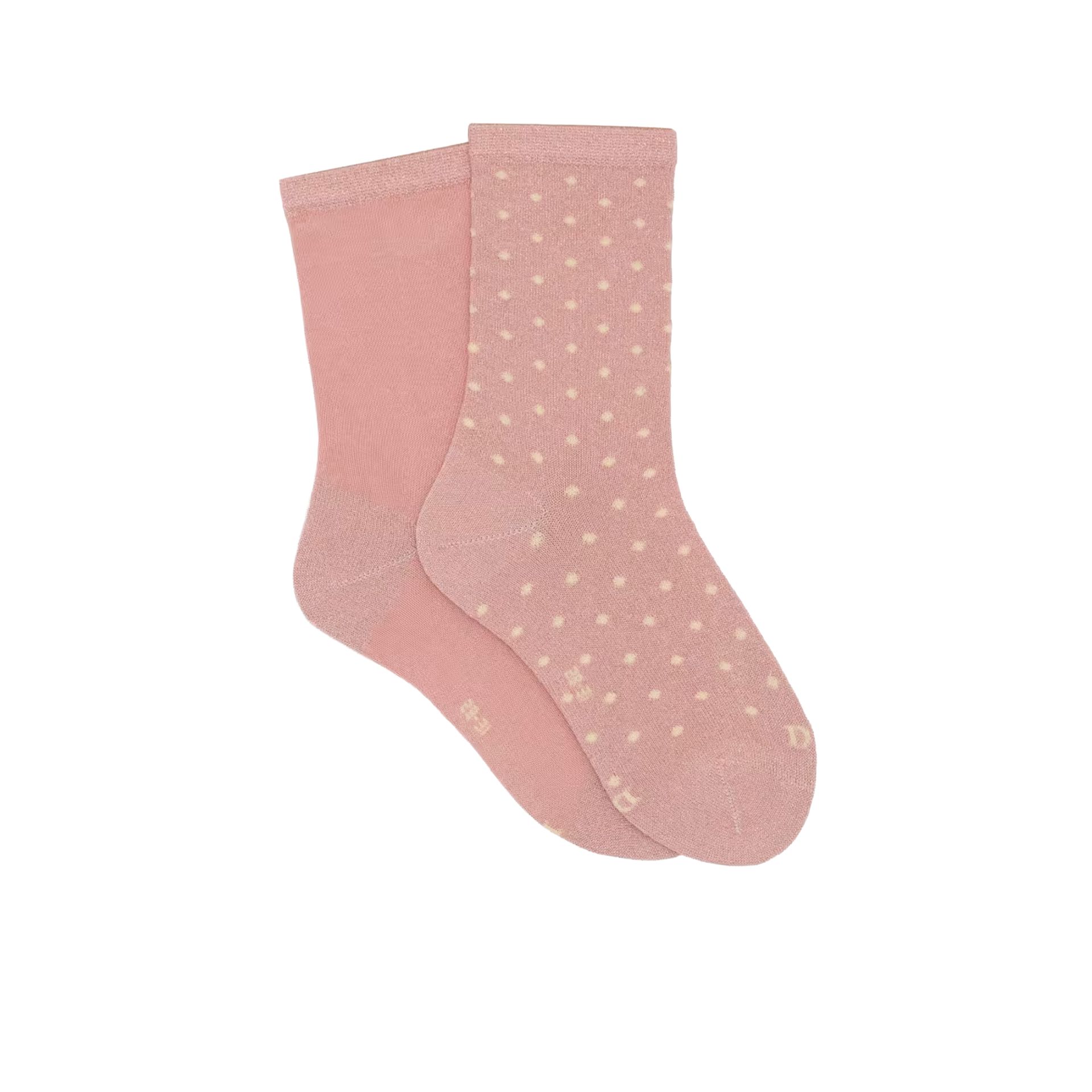 Doré Doré Sokken 2-pack Rose Praline/ Beige 268108 roze