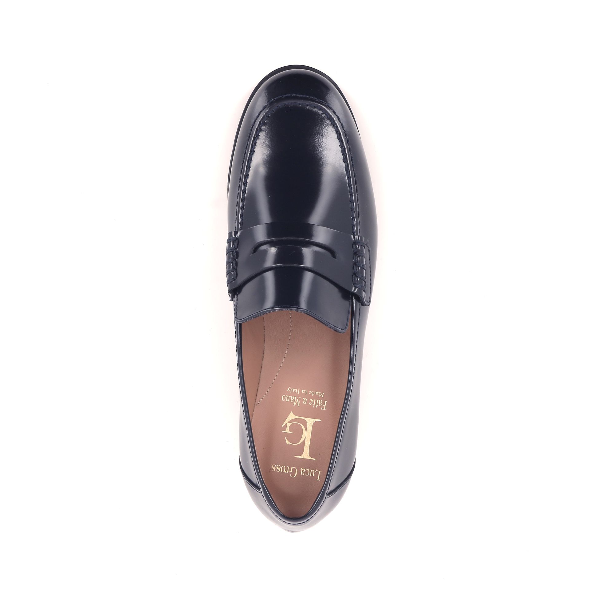 Luca Grossi Mocassin 268189 blauw