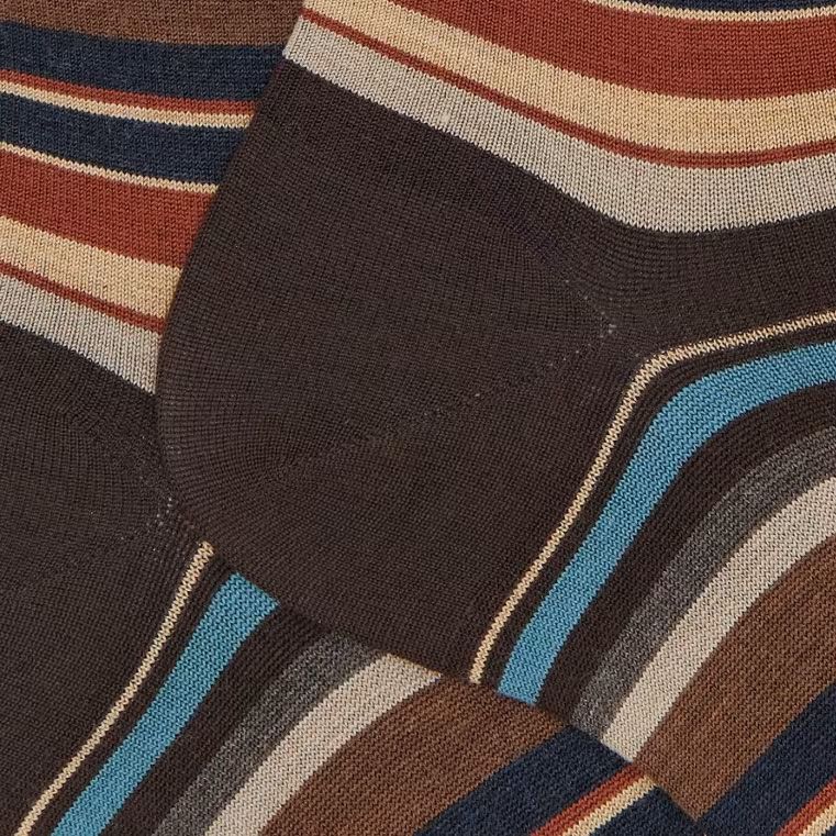Doré Doré Rayures Marron Chocolat/ Gris 268463 bruin