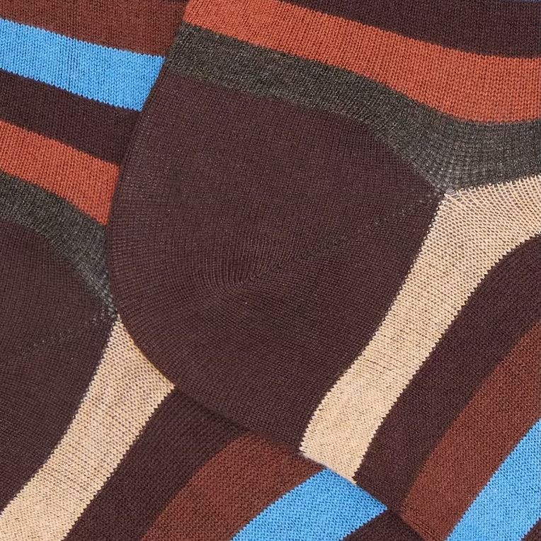 Doré Doré Élégance Marron Chocolat/ Bleu Bassin 268464 bruin