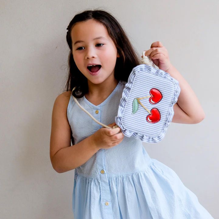 Mimi & Lula Striped Cherry Bag 268832 blauw