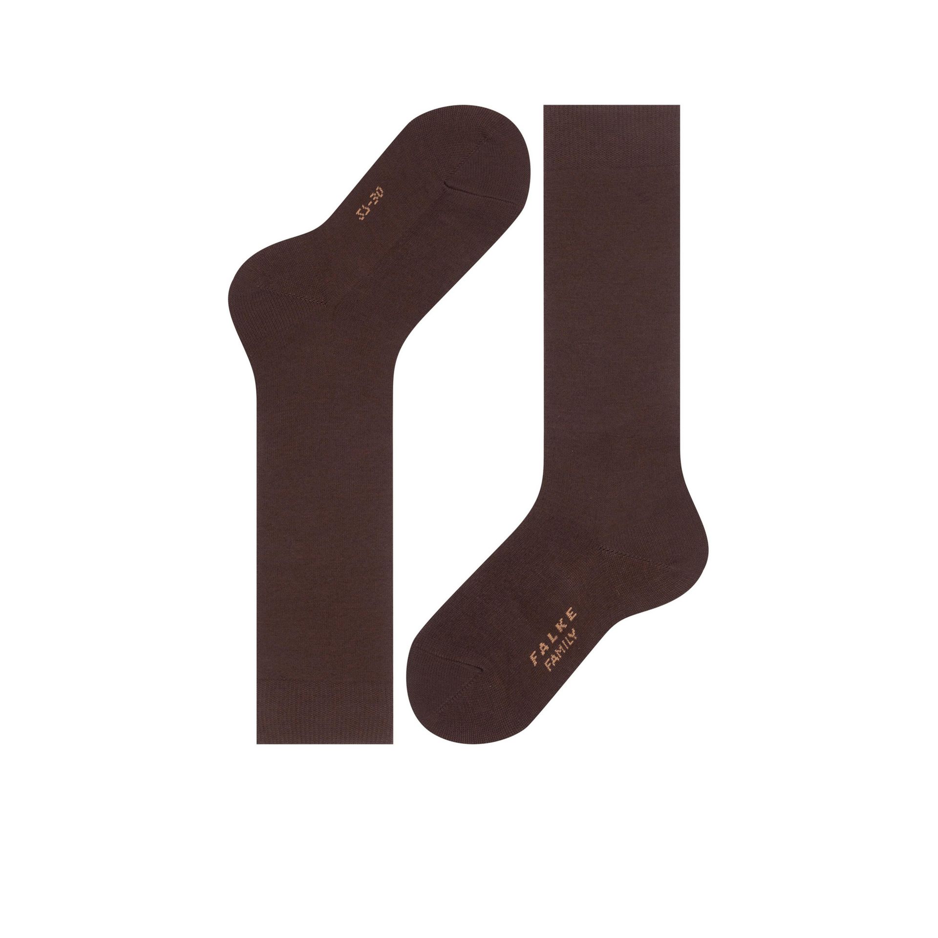 Falke Family Kniekous Dark Brown 268994 bruin