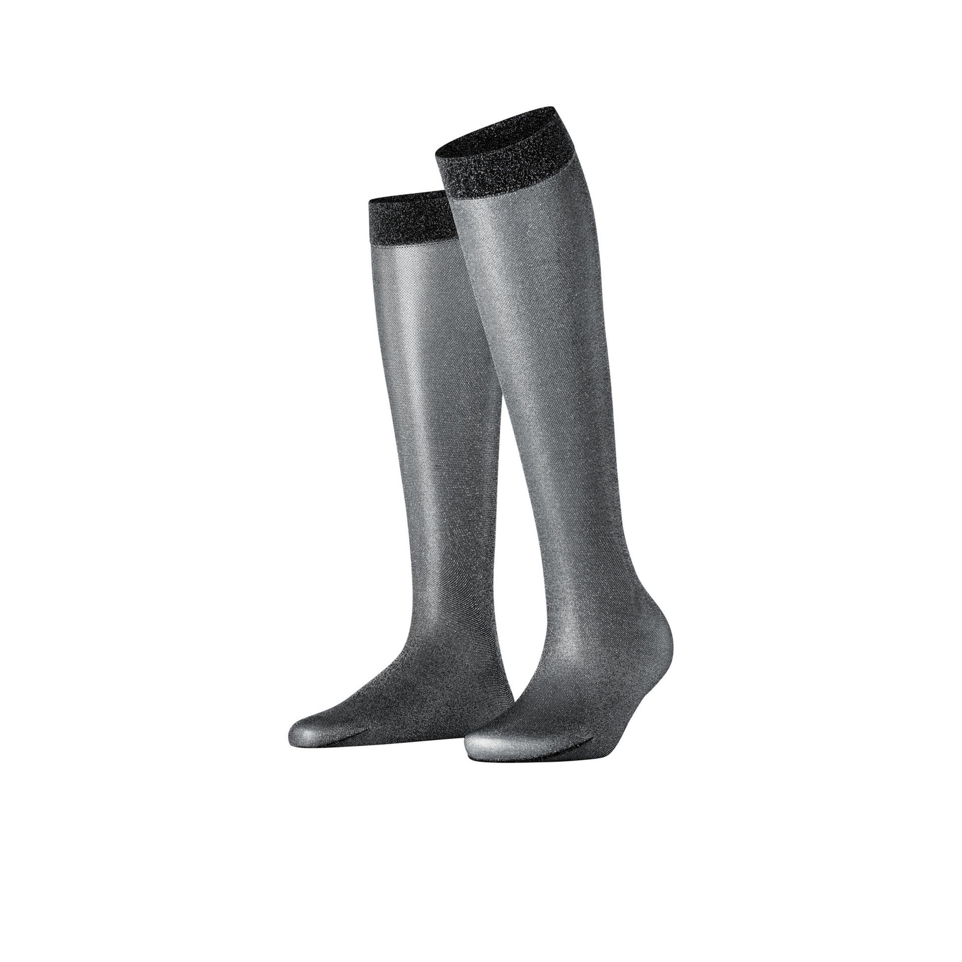 Falke Kniekous Glitter 30 DEN 269018 zwart