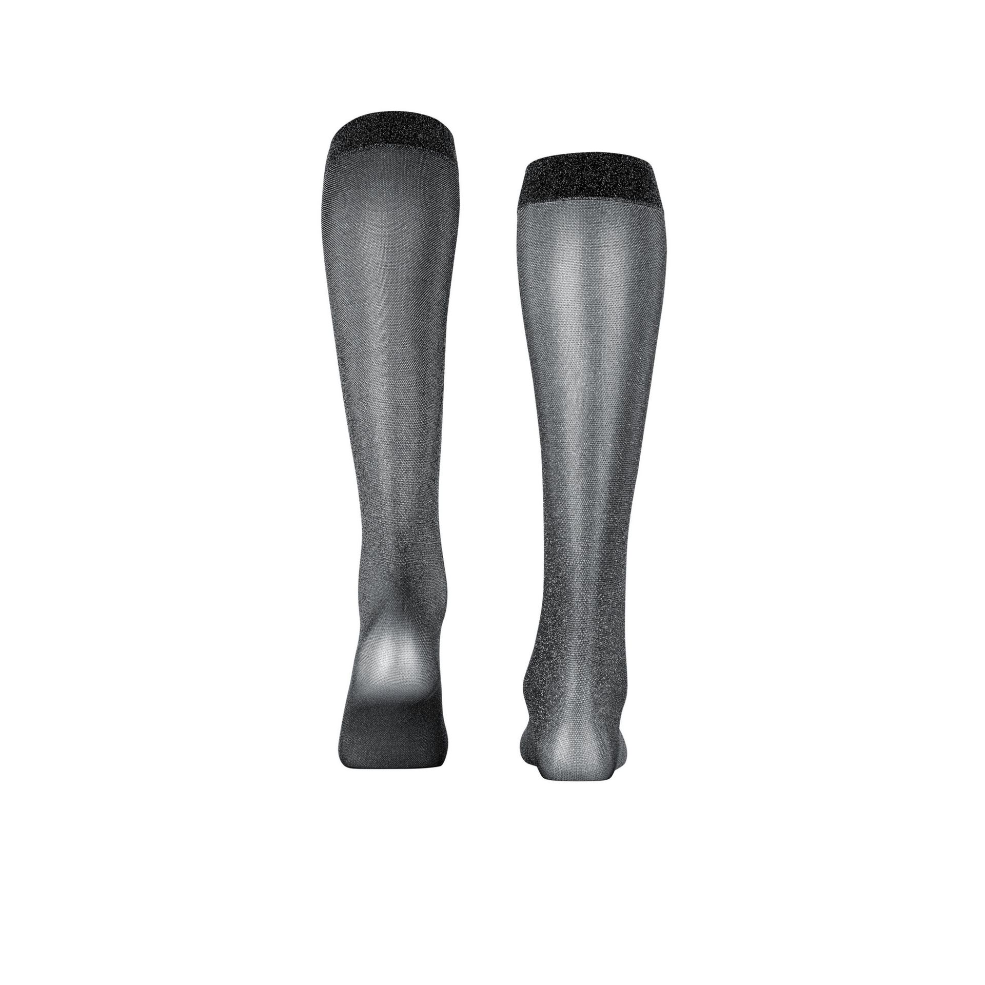 Falke Kniekous Glitter 30 DEN 269018 zwart