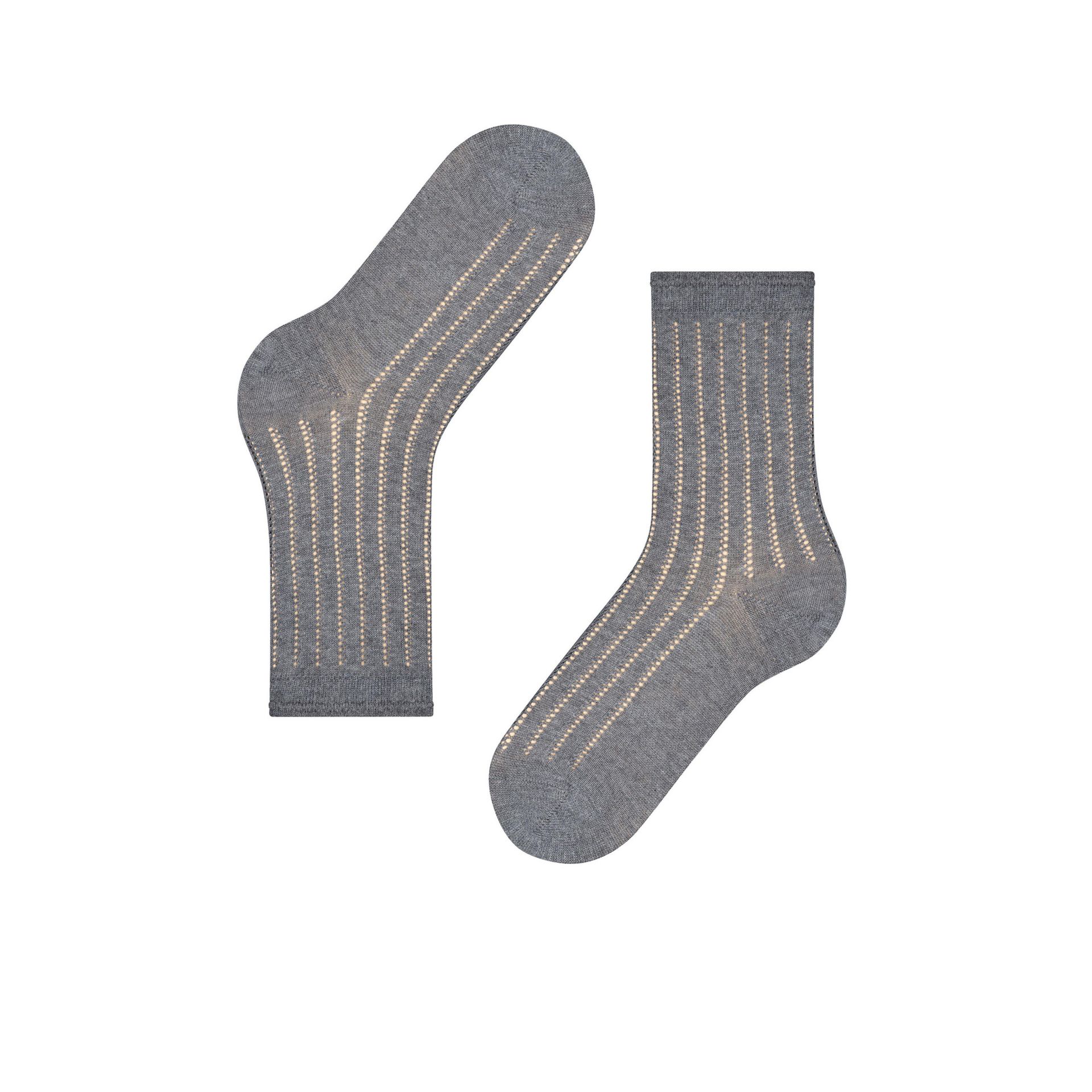 Falke Eyelet Light Greymel. 269021 grijs