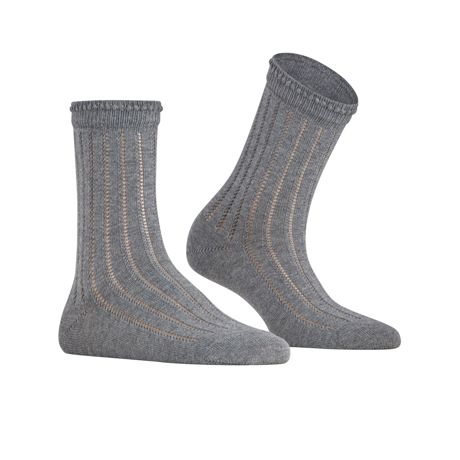 Falke Eyelet Light Greymel. 269021 grijs