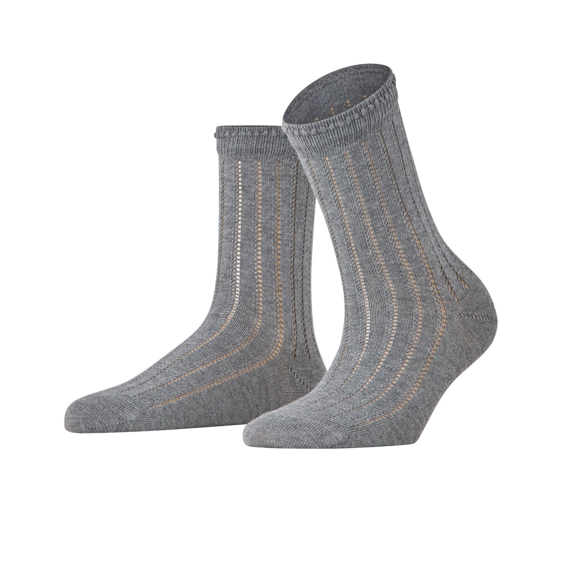 Falke Eyelet Light Greymel. 269021 grijs