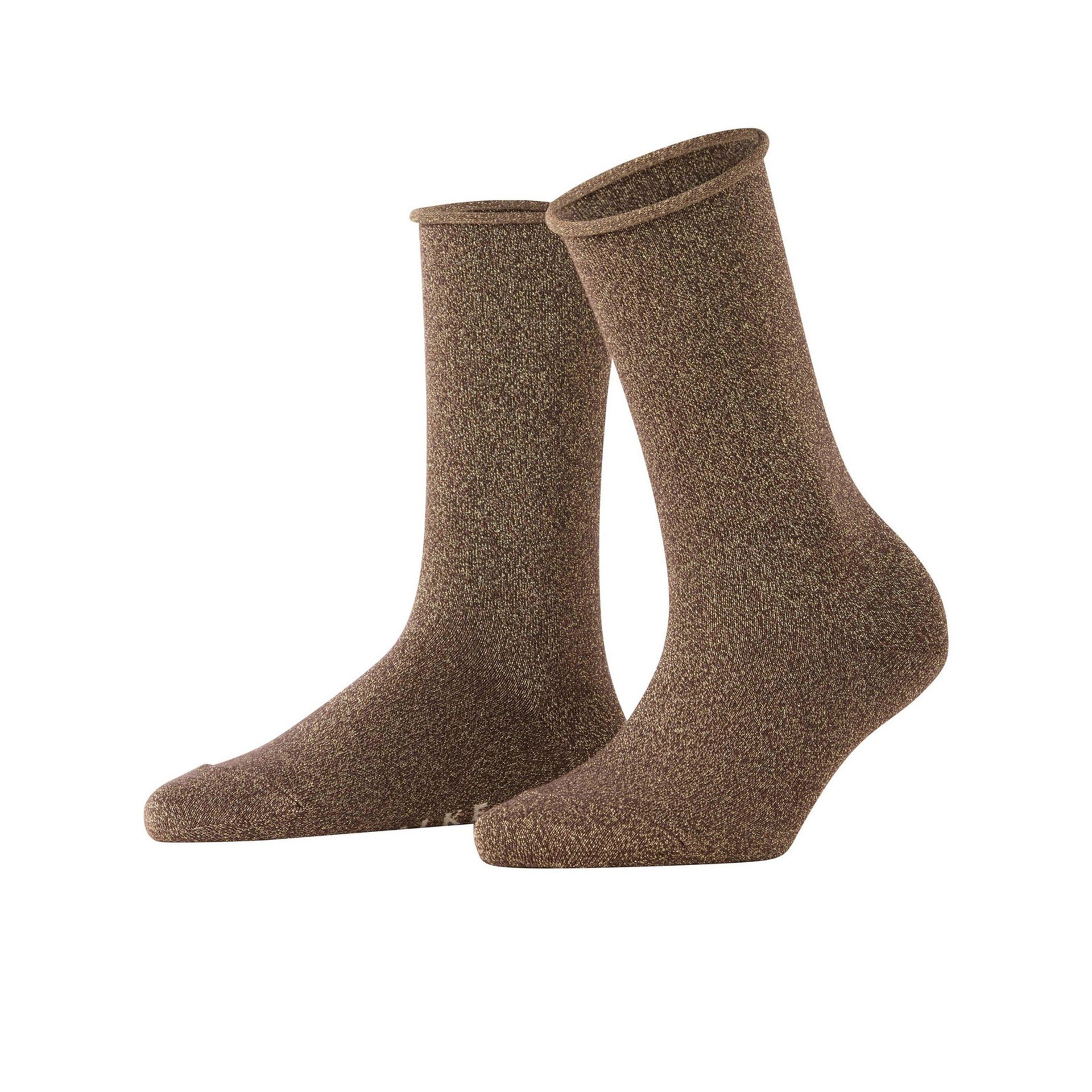 Falke Shiny Dark Brown 269032 bruin