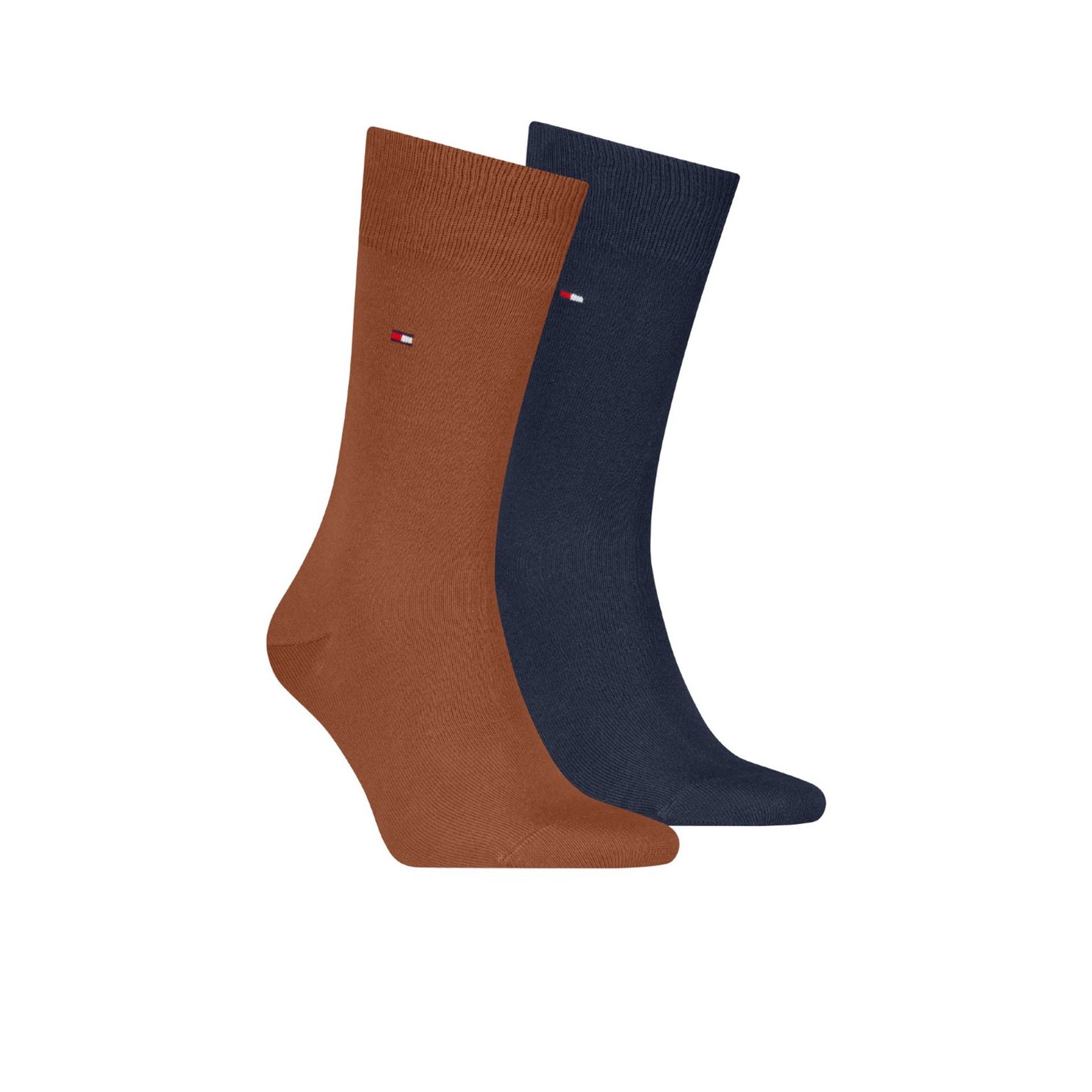 Tommy Hilfiger Sokken 2-pack Chestnut/ Navy 269271 cognac