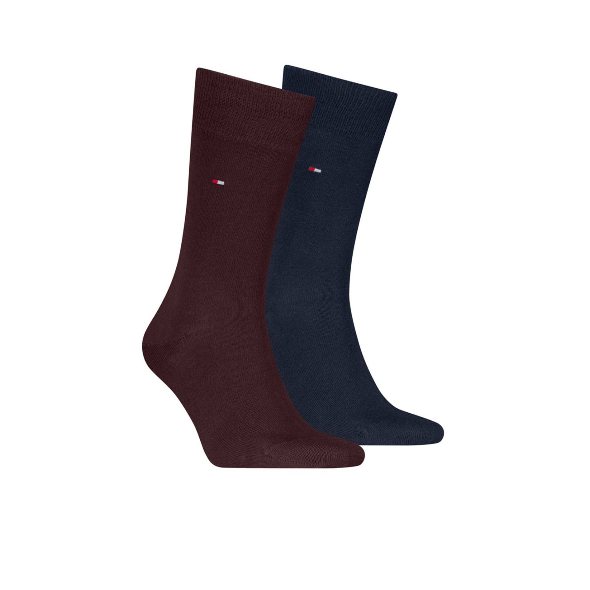 Tommy Hilfiger Sokken 2-pack Deep Rouge 269272 rood