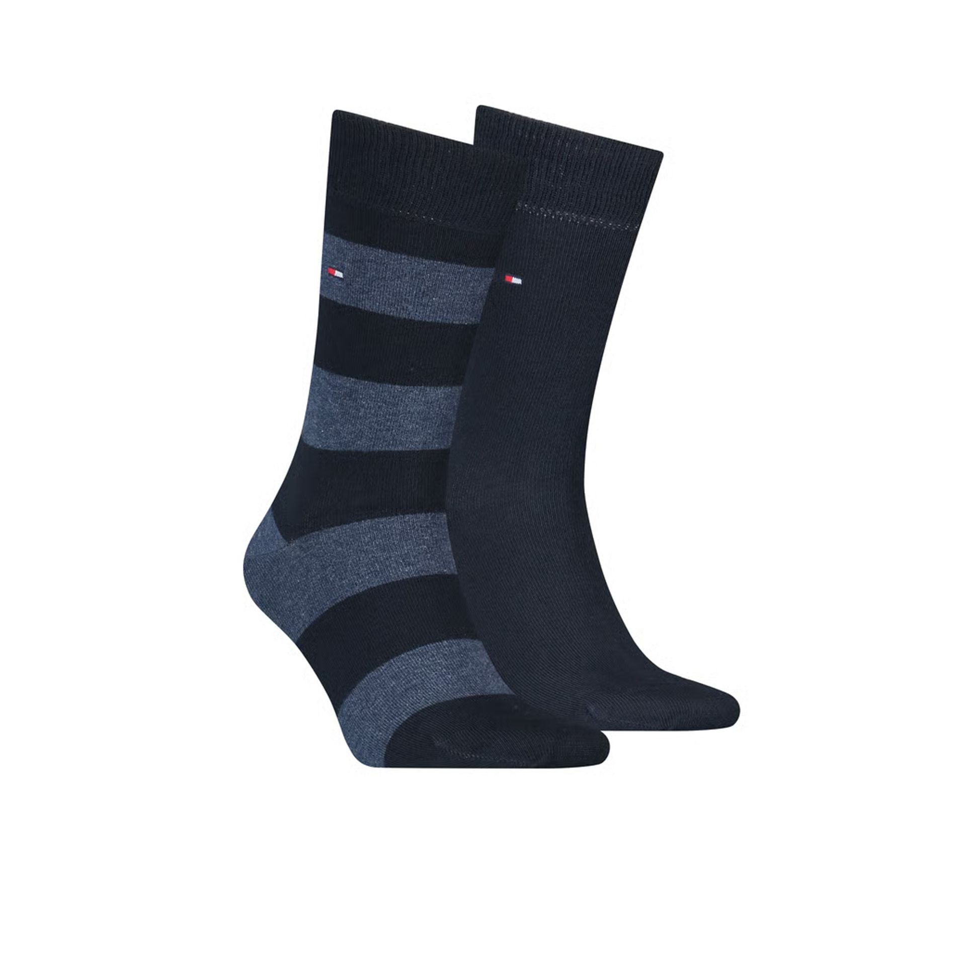 Tommy Hilfiger Rugby Sock 2-pack Dark Navy 269276 blauw