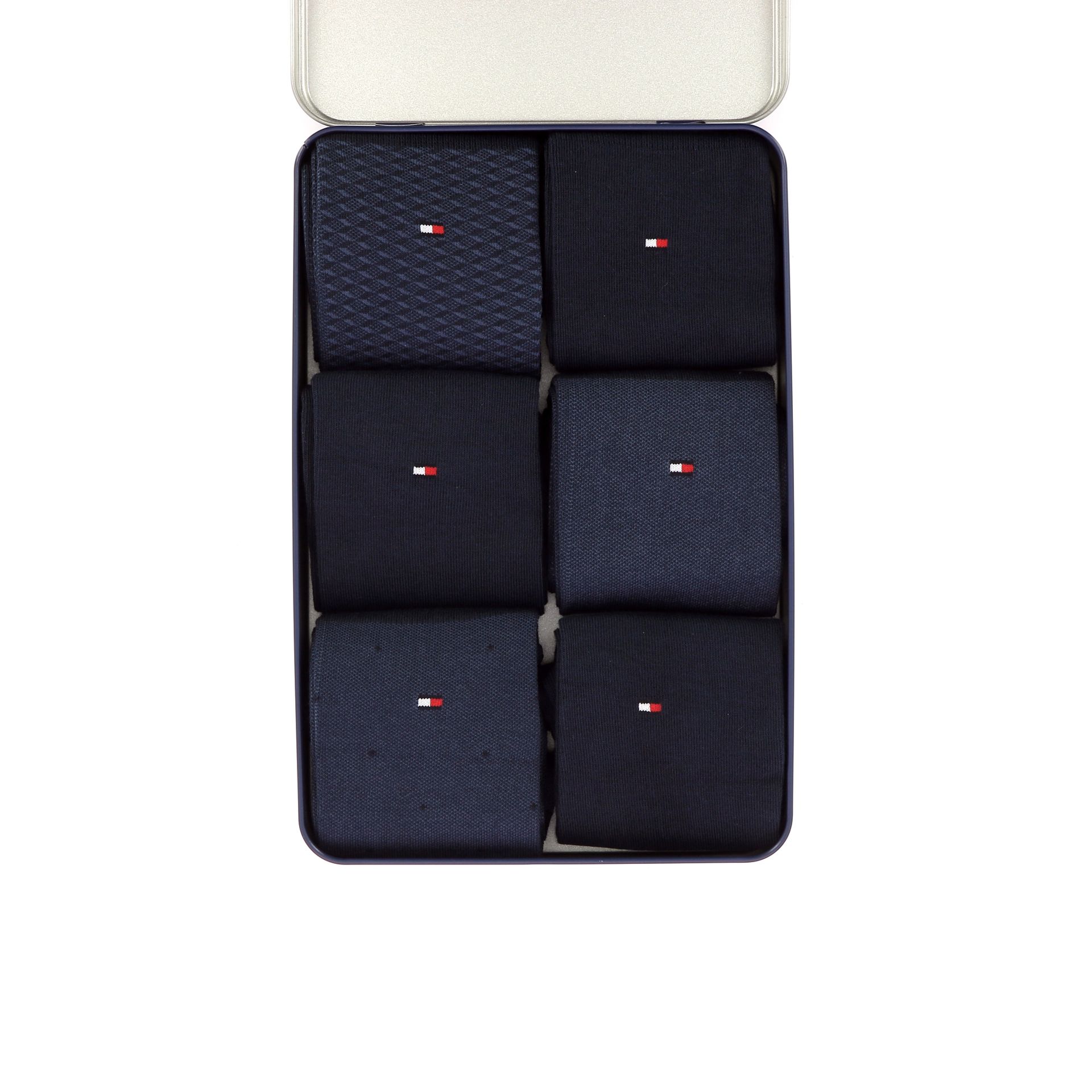 Tommy Hilfiger Geschenkbox 6-pack Navy 269279 blauw