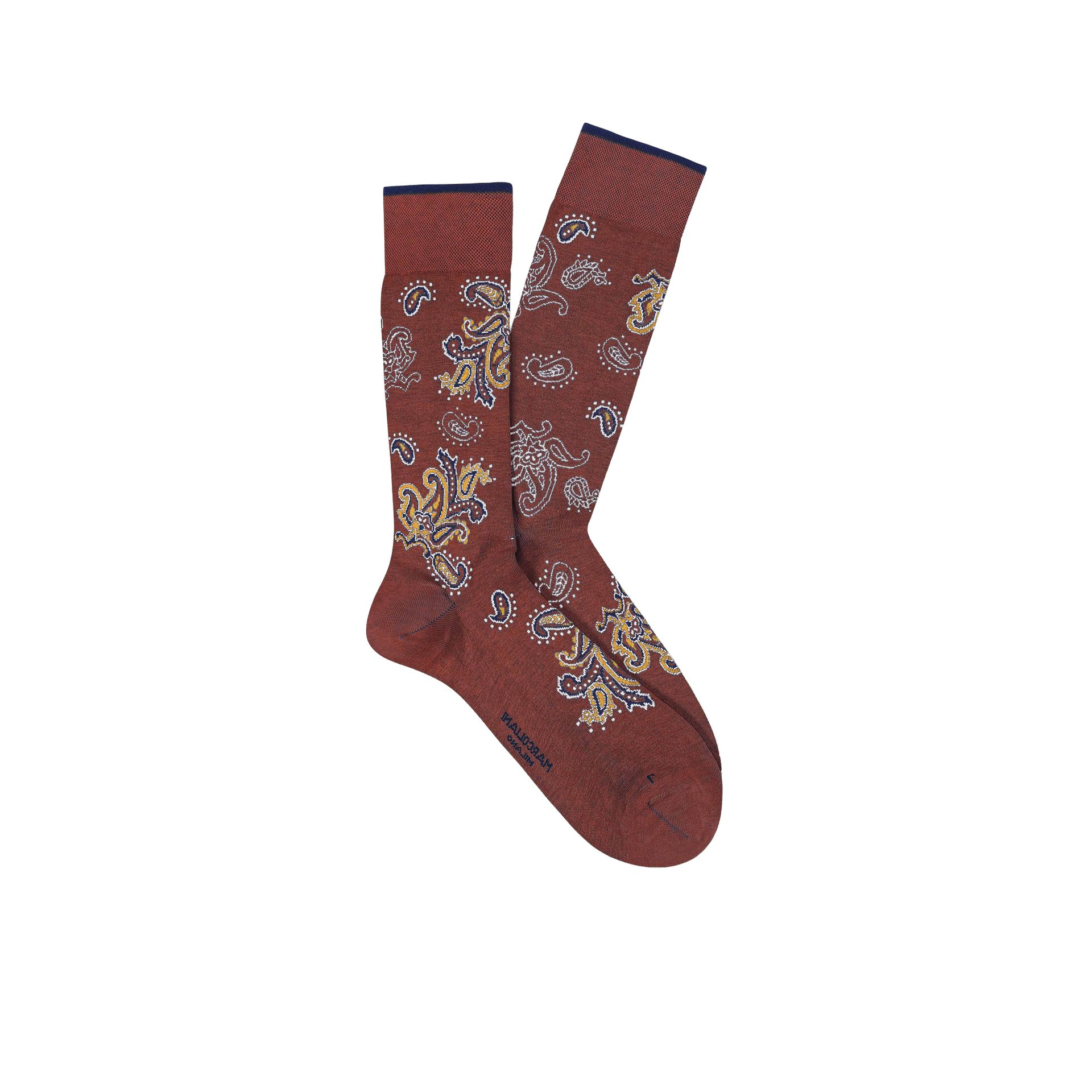 Marcoliani Style Jali Paisley Burnt Brown 269286 cognac