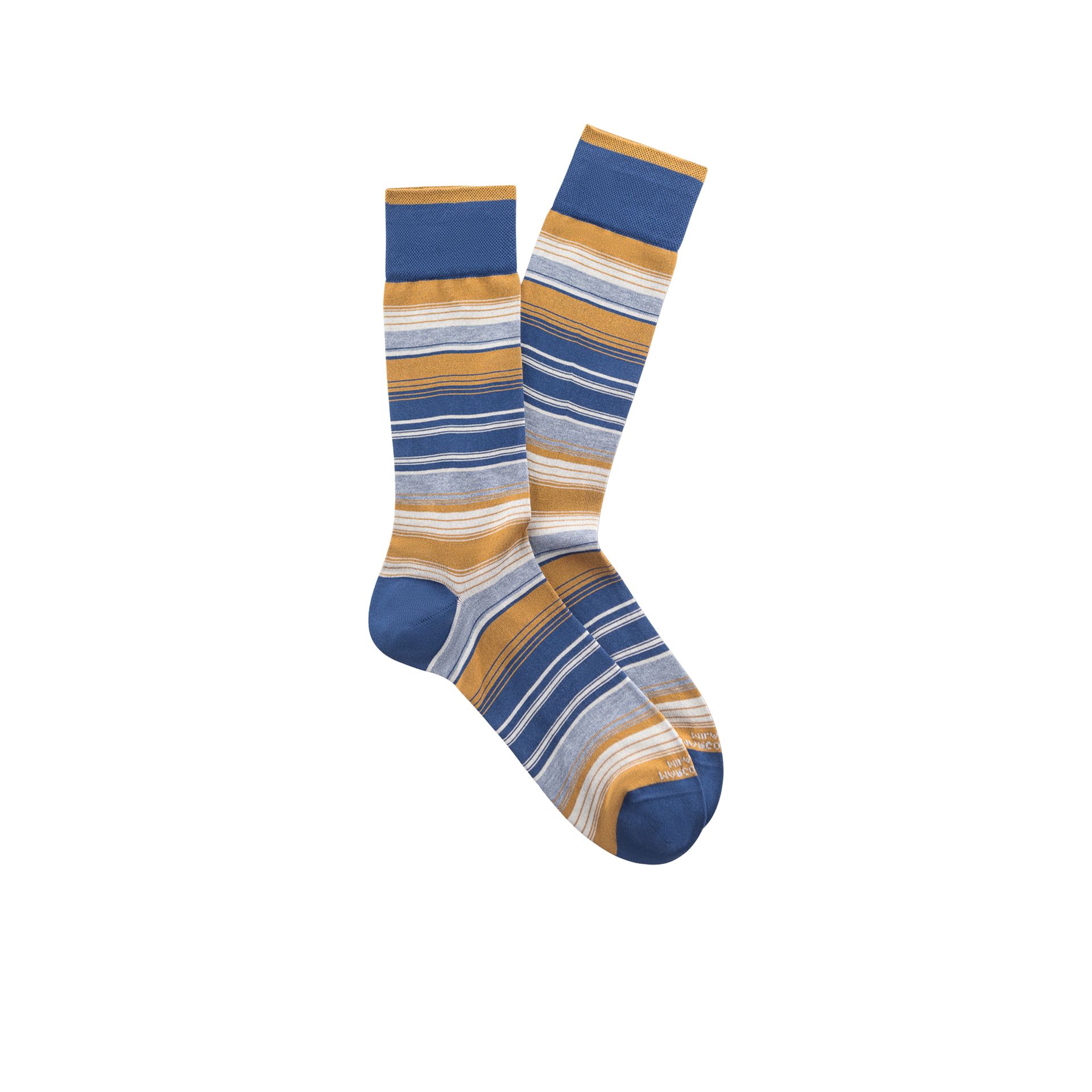 Marcoliani Fullcolor Blue Beige 269290 cognac