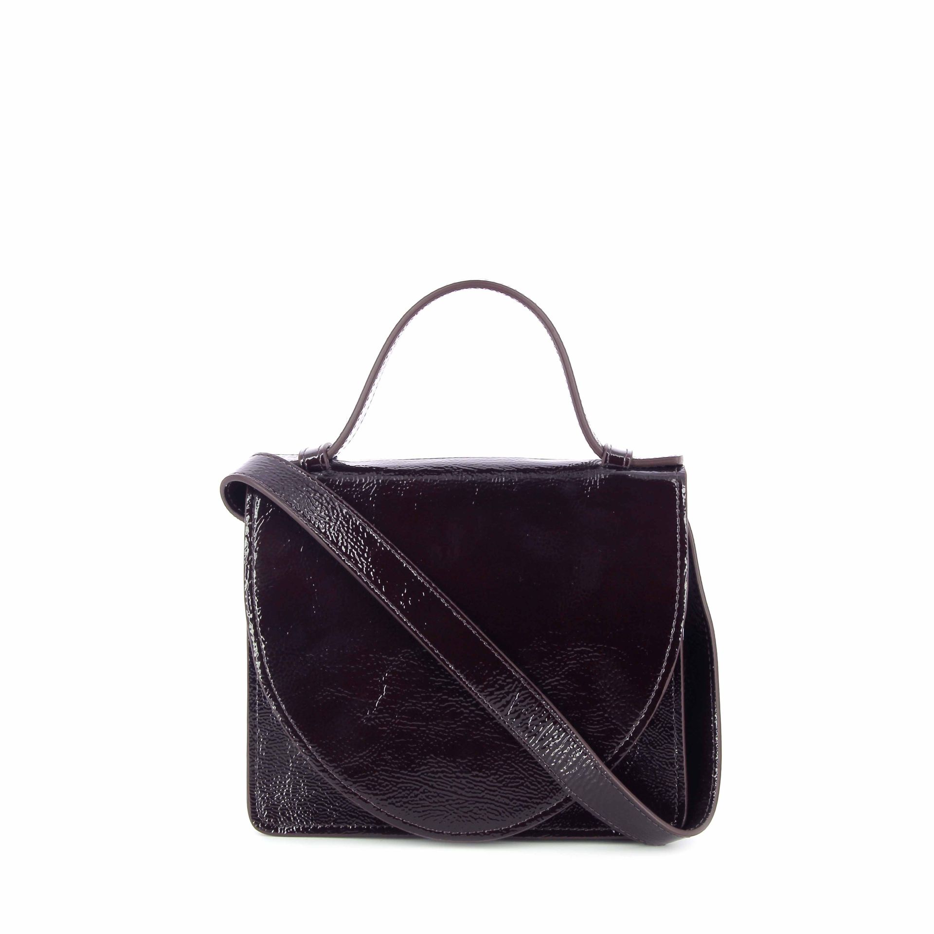 Mieke Dierckx Micro Briefcase Chocolate Stone 269325 bruin
