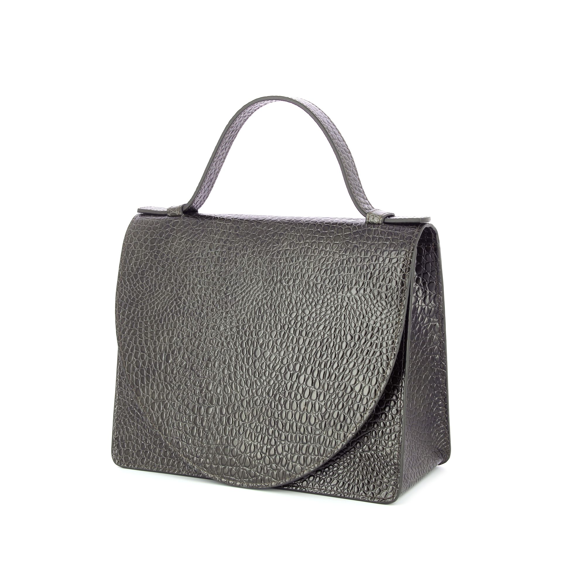 Mieke Dierckx Mini Briefcase Khaki Little Croco 269336 groen