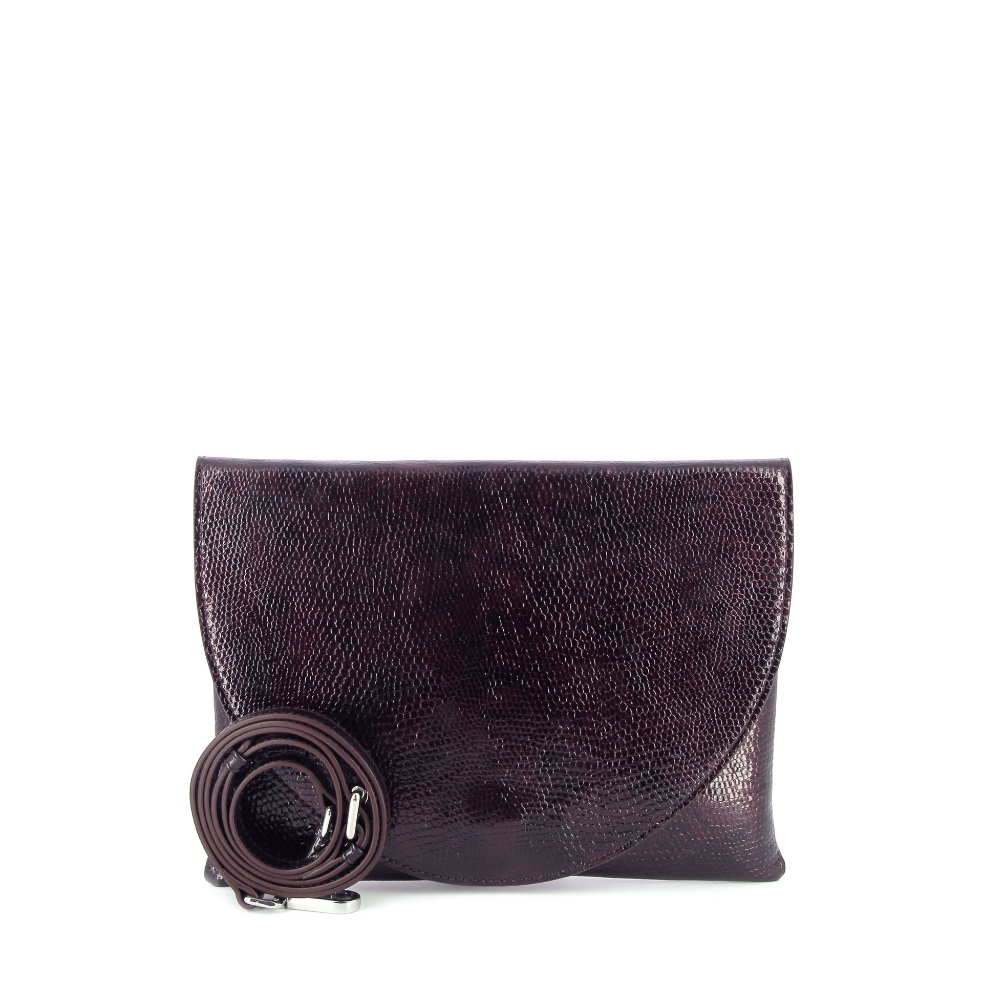 Mieke Dierckx Midi Enveloppe Wine Snake 269345 rood