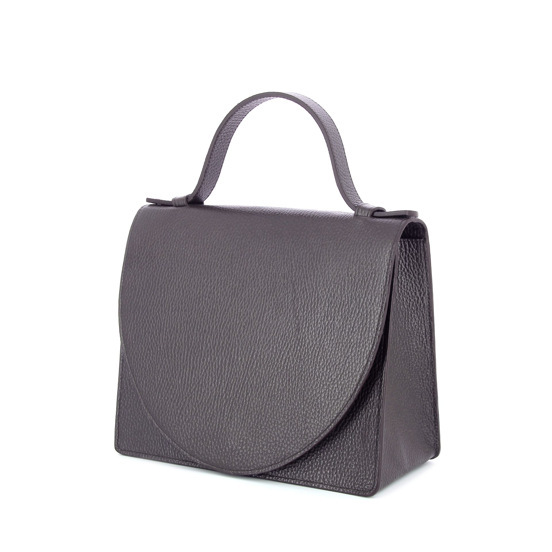 Mieke Dierckx Mini Briefcase Ebony Structured 269347 bruin