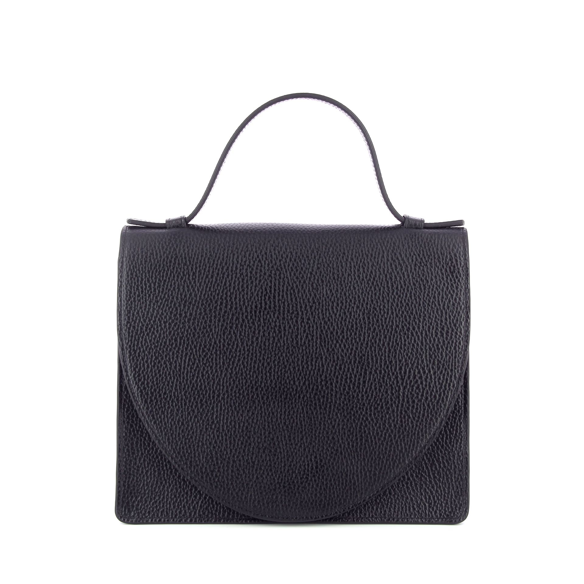 Mieke Dierckx Mini Briefcase Black Structured 269348 zwart