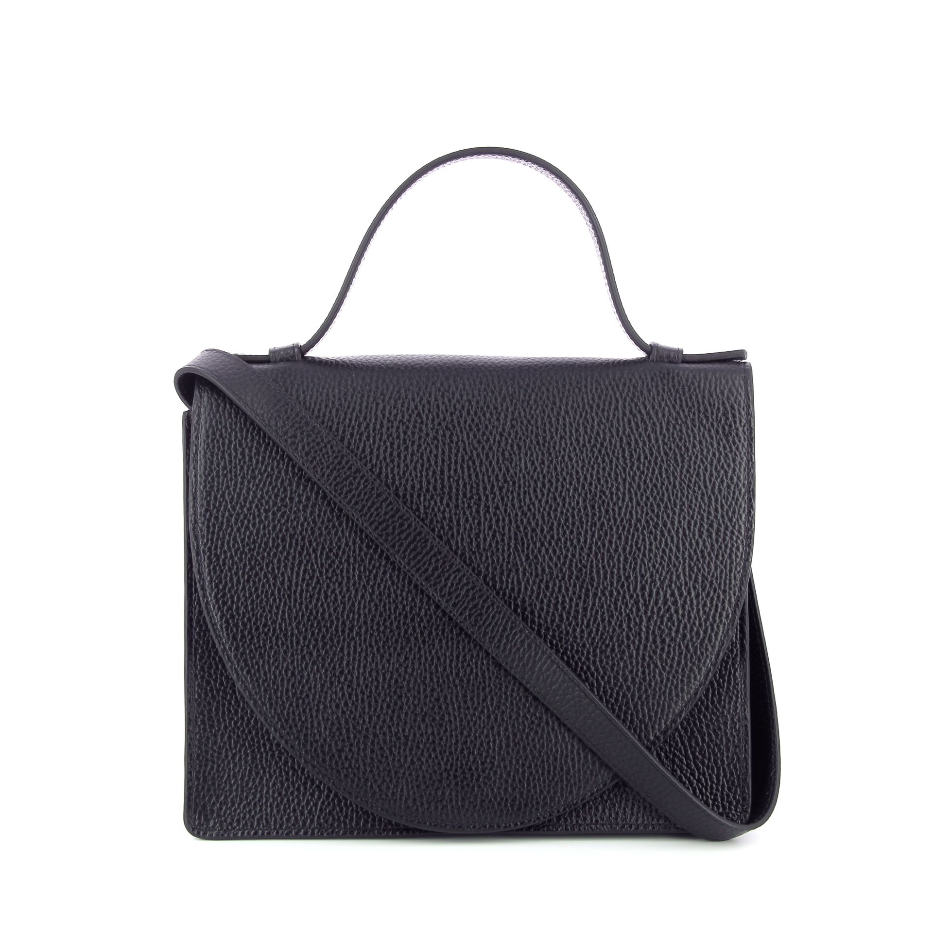 Mieke Dierckx Mini Briefcase Black Structured 269348 zwart