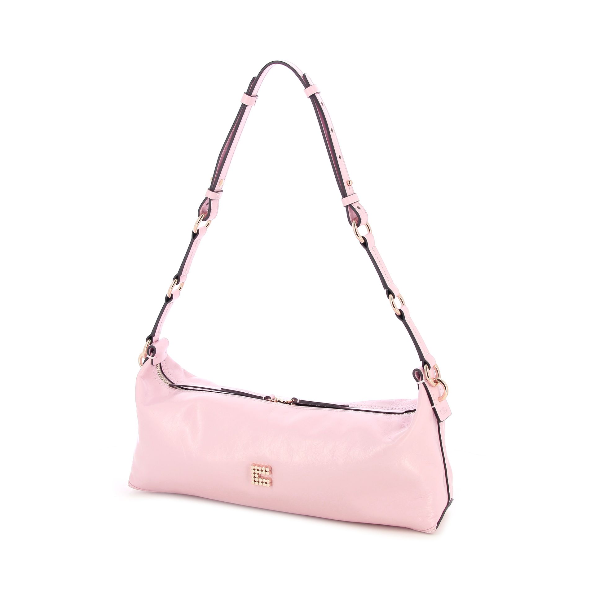 Clio Charly Tube Crinkle Patent Blush Pink 269993 roze