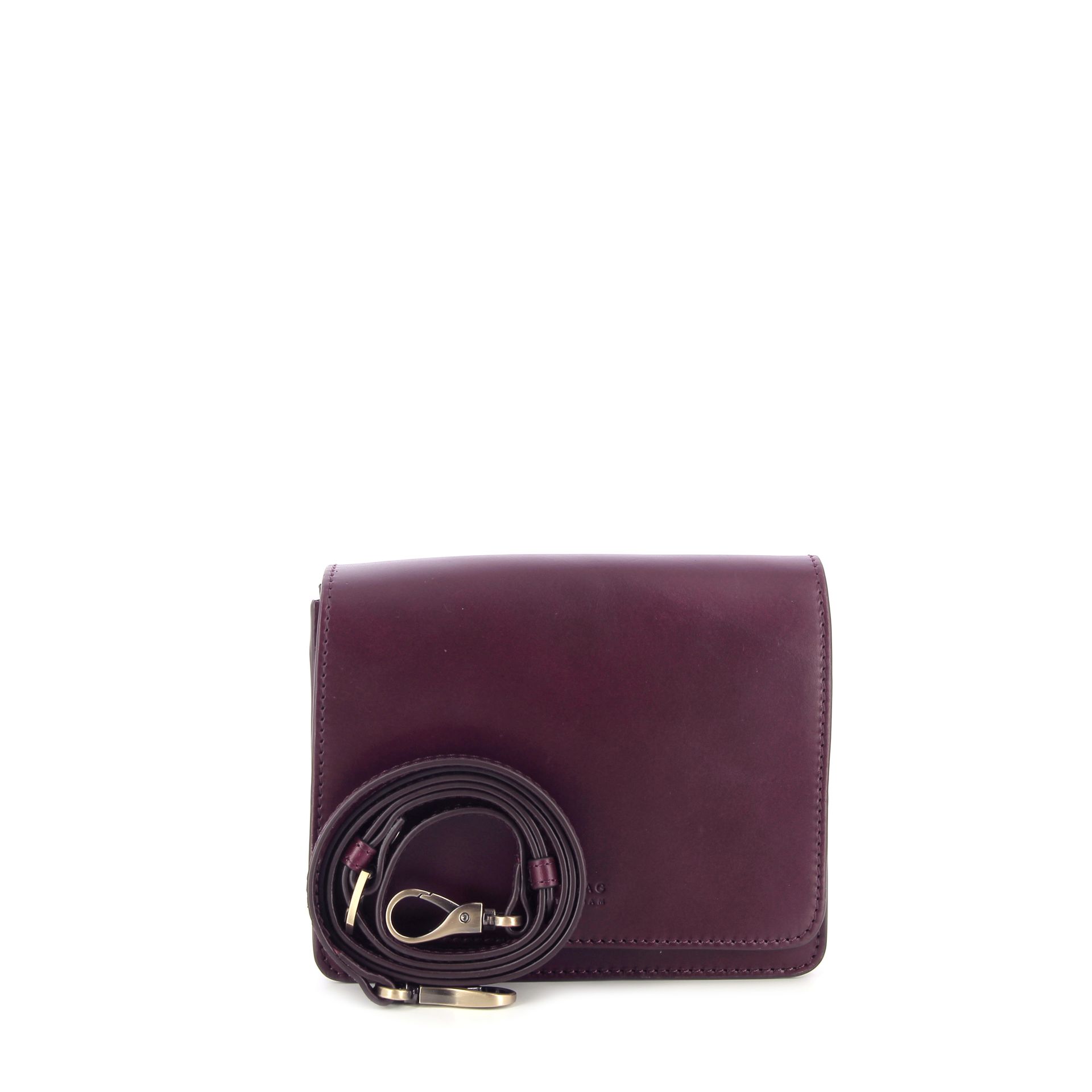 O My Bag Audrey Mini Dark Cherry 270886 rood