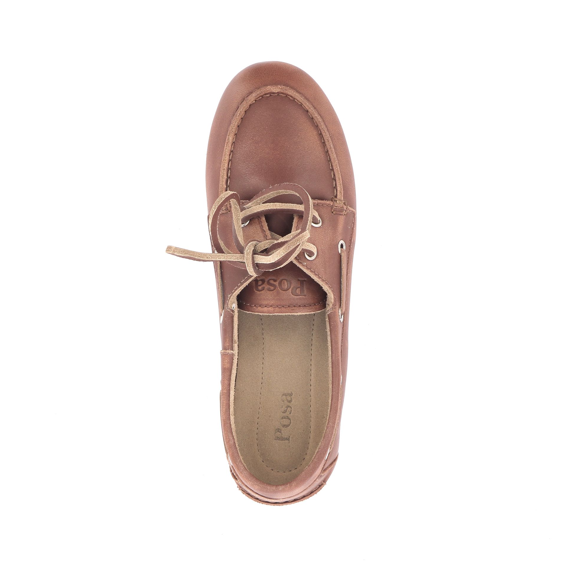 Posa Boat Loafer Brushed 272576 cognac