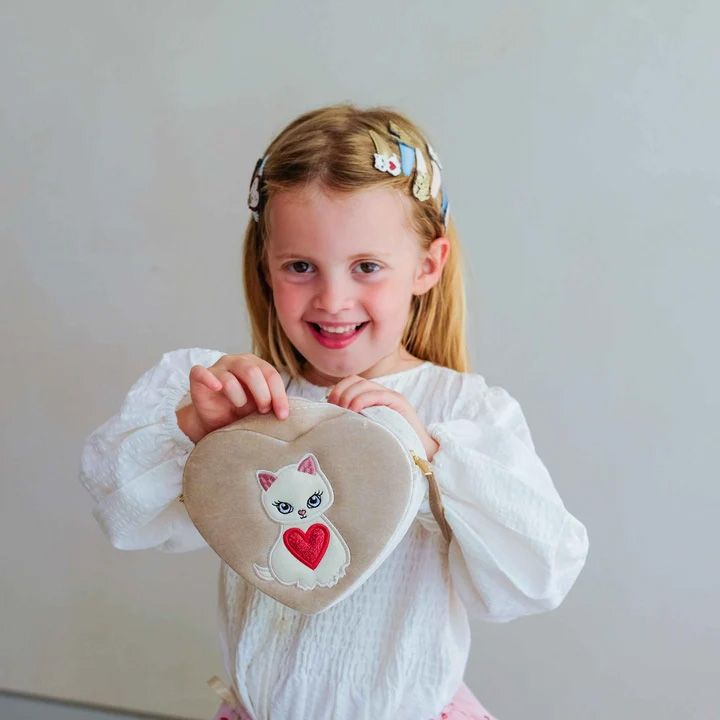Mimi & Lula Kitty Heart Bag 272807 beige