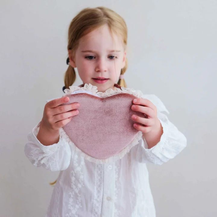 Mimi & Lula Tulle Velvet Heart Bag 272808 roze