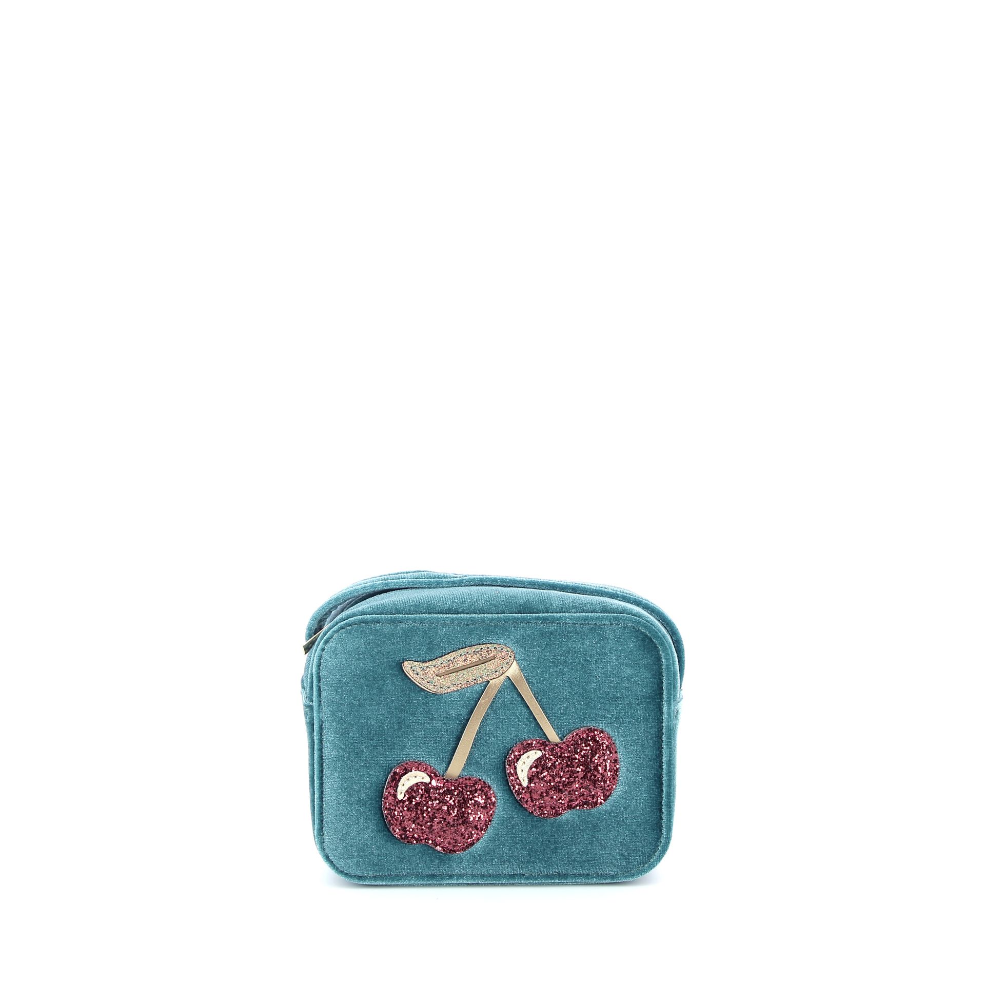 Mimi & Lula Velvet Cherries Bag 272809 blauw