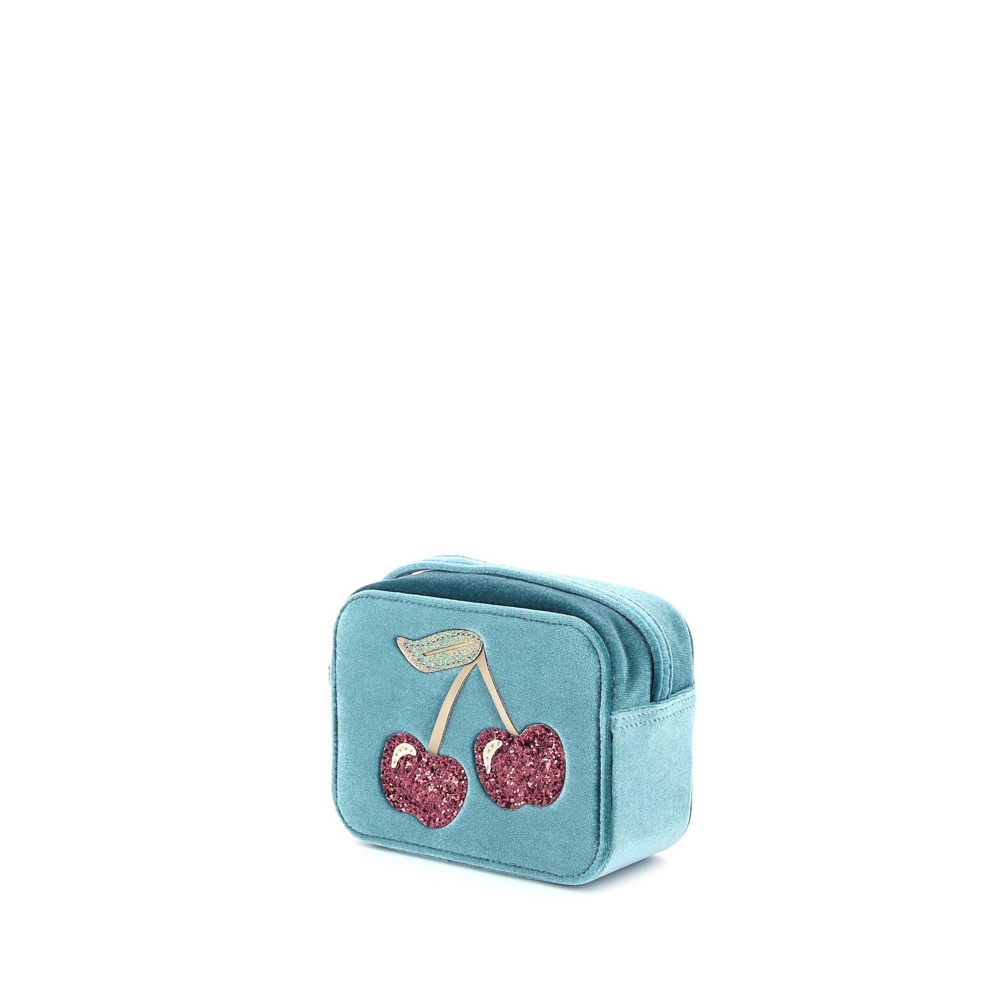 Mimi & Lula Velvet Cherries Bag 272809 blauw